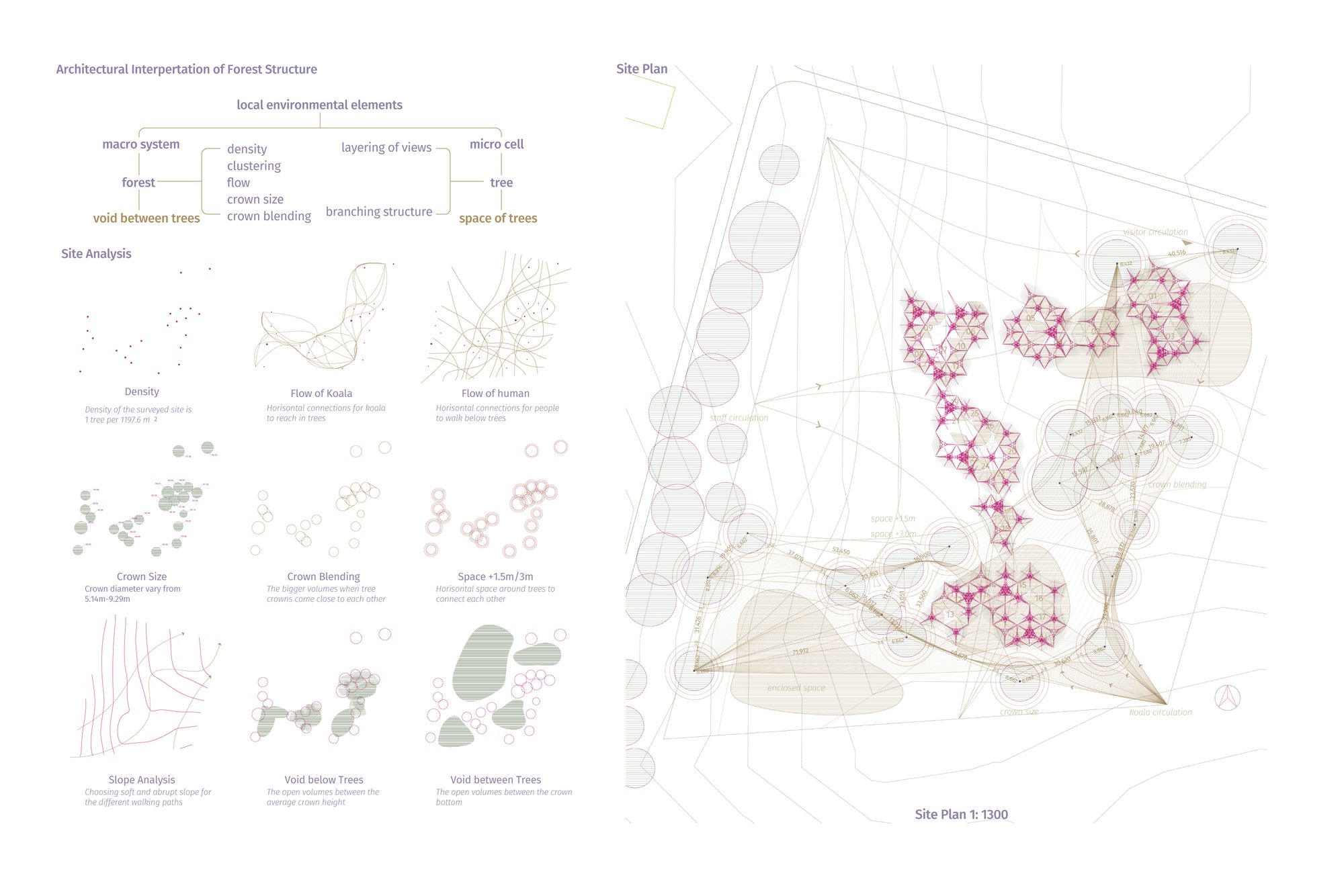 Formation of the site plan