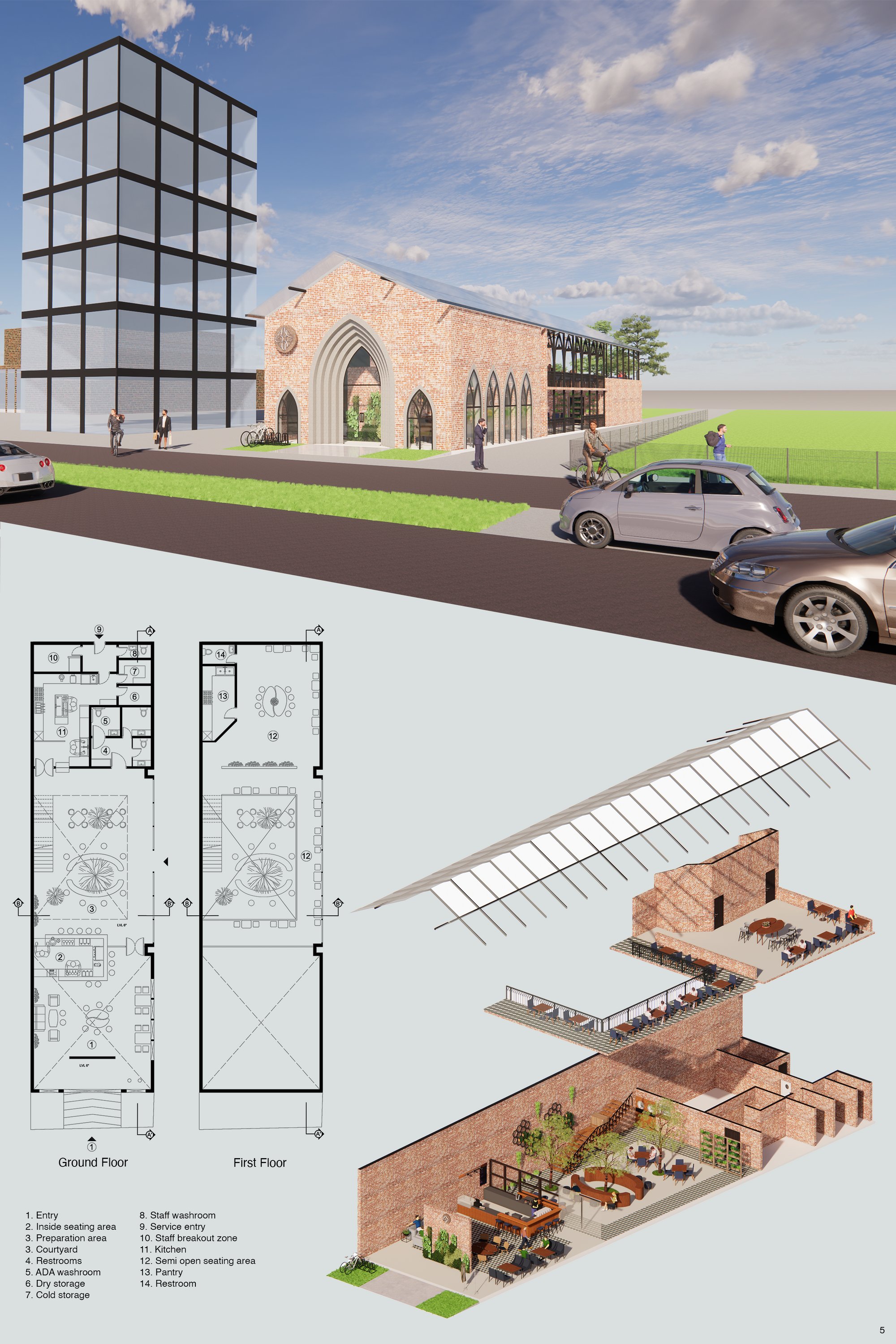 Floor Plans and Exploded View