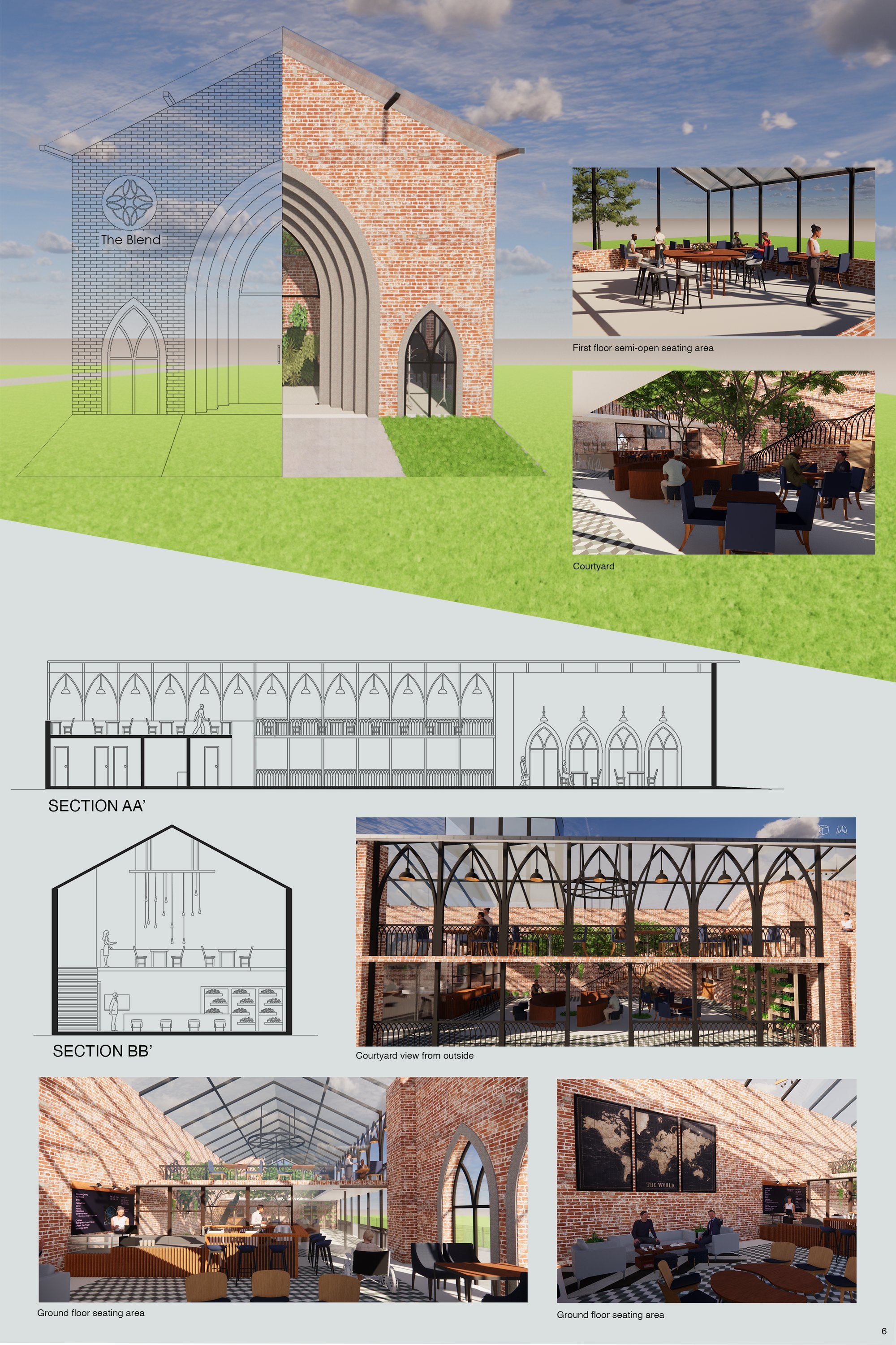 Section and 3D Views