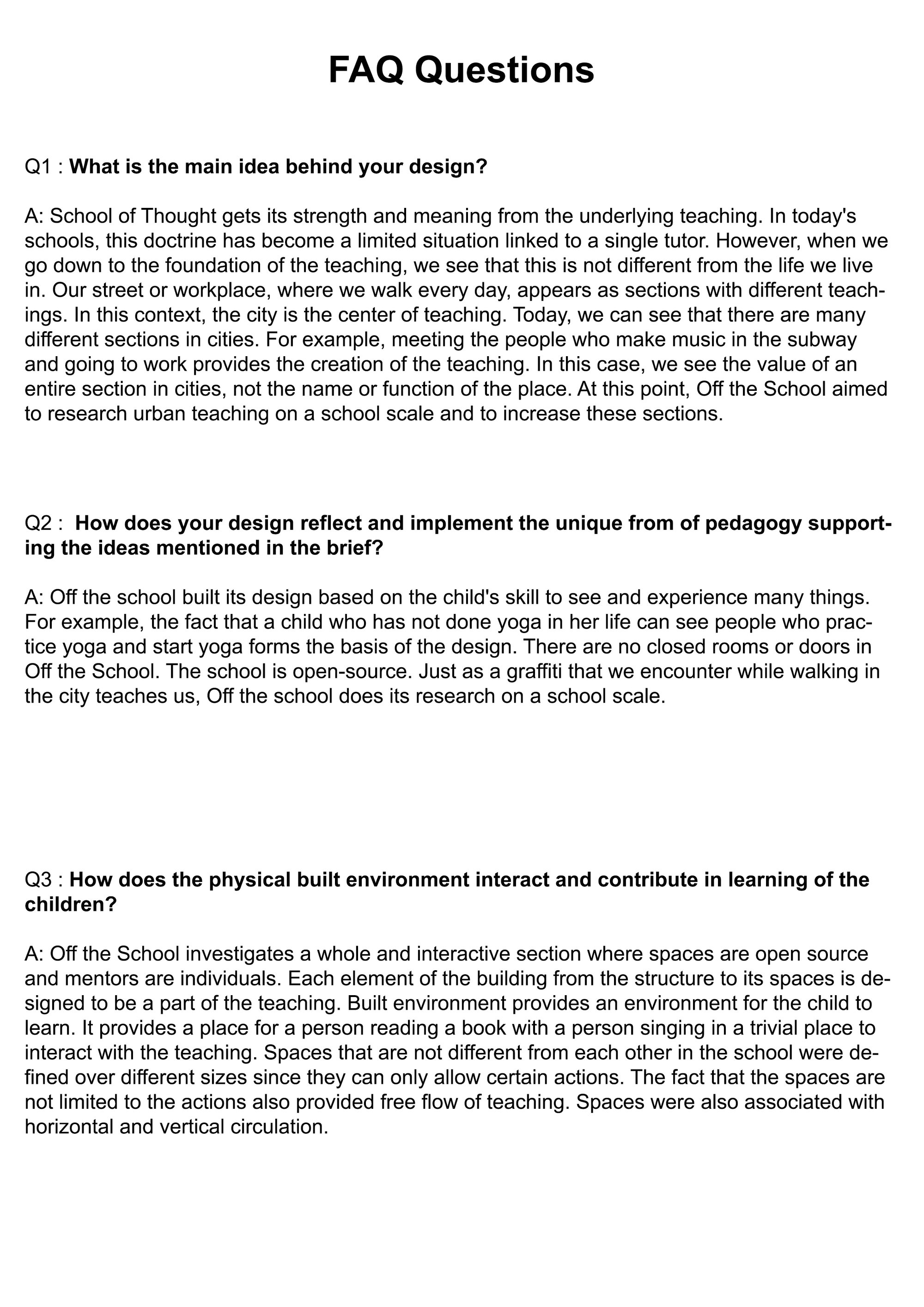 FAQ 1