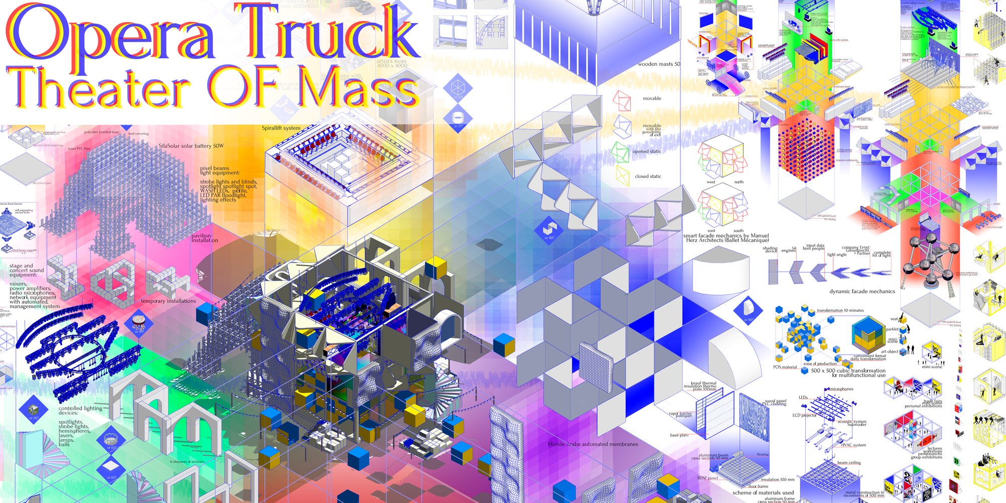 Opera Truck. Theater of Mass.