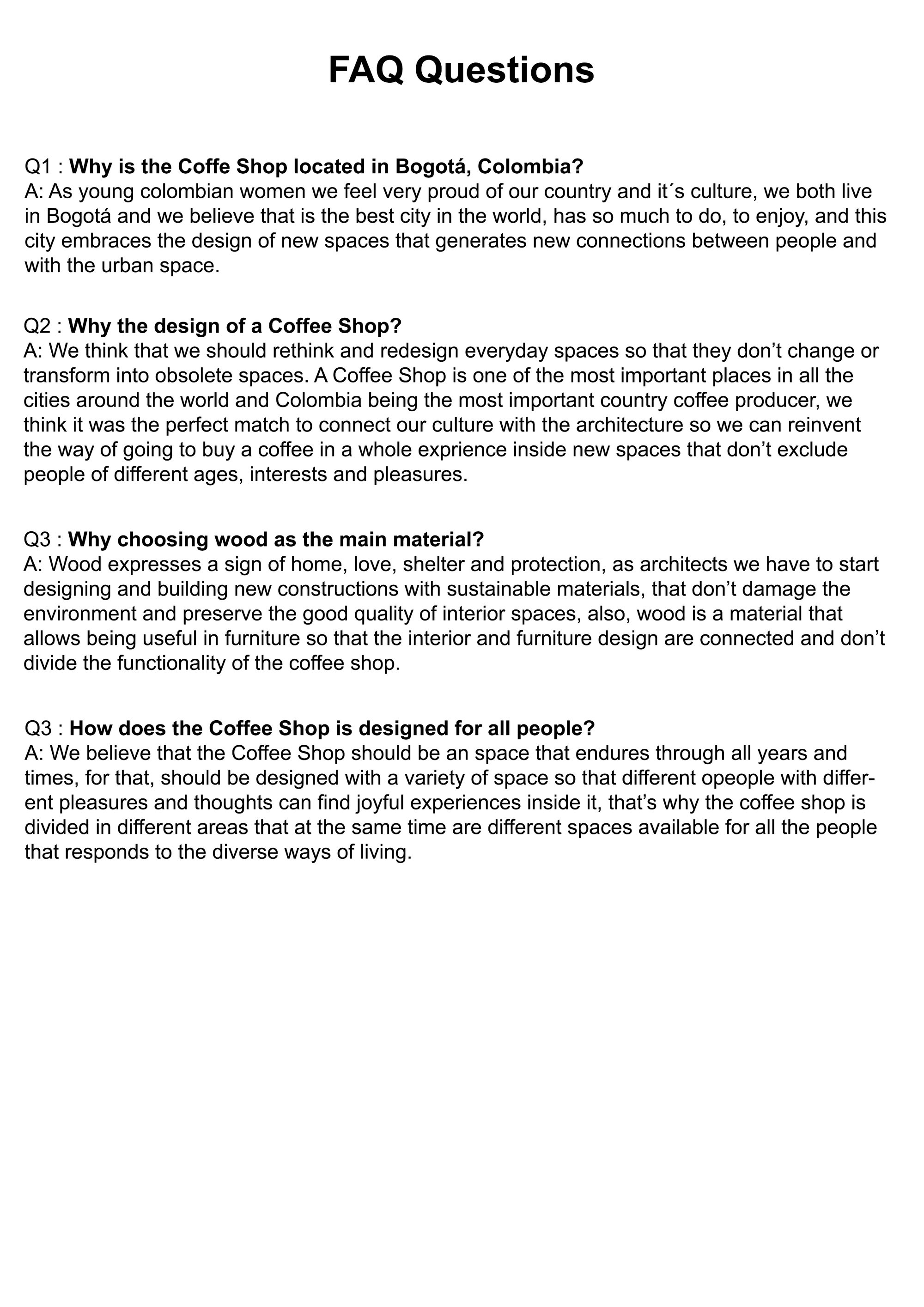 FAQ Questions