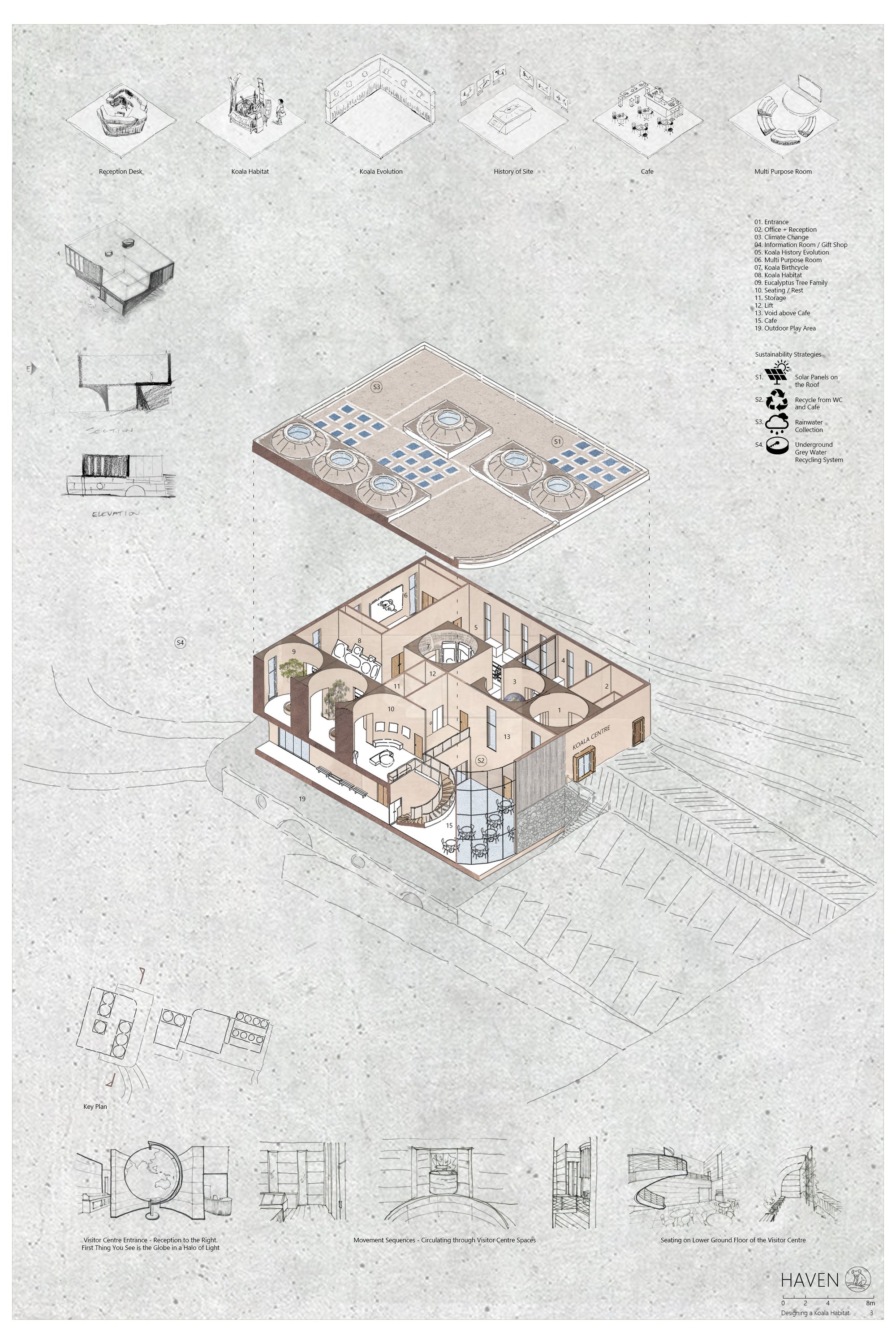 Sectional perspective 1