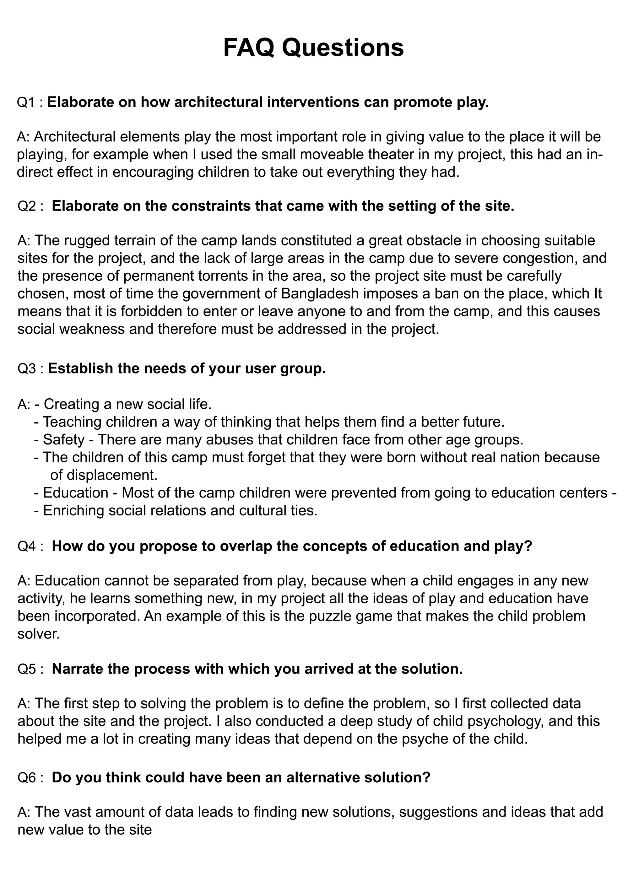 FAQ