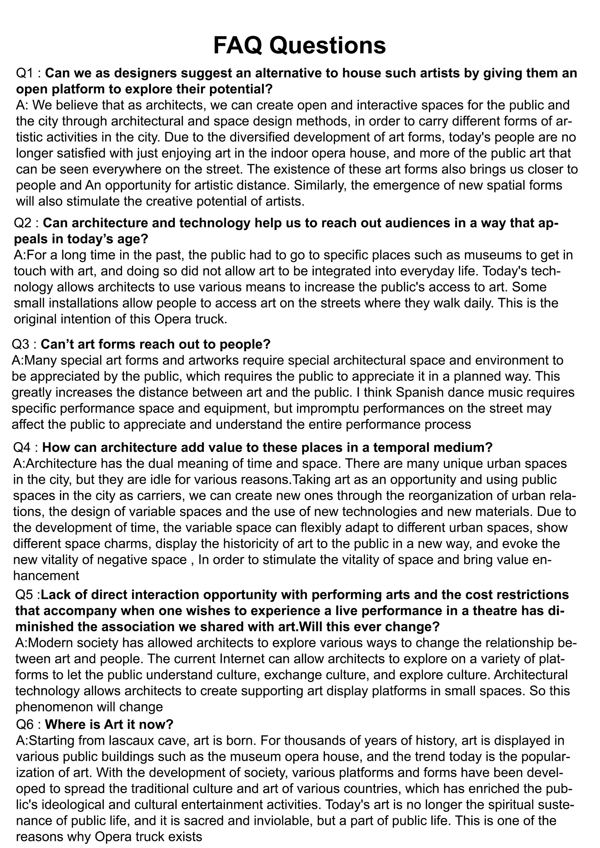 FAQ