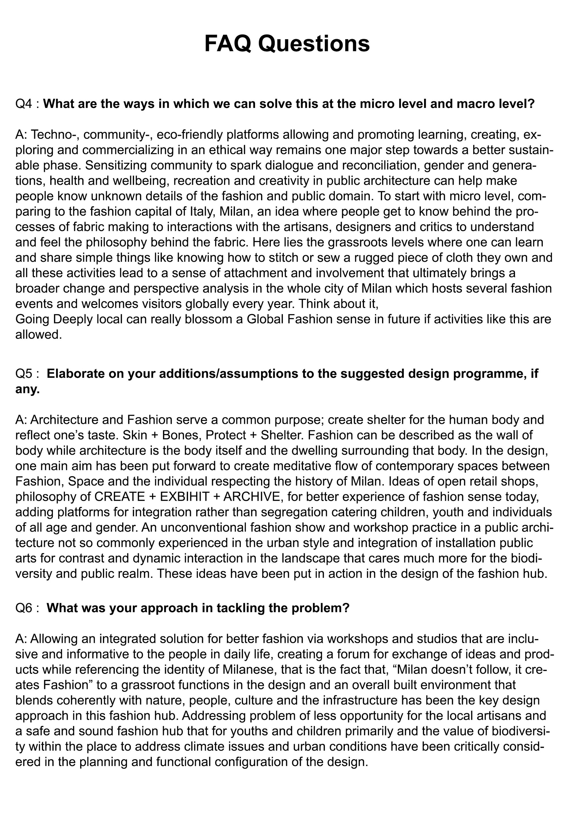 FAQ answers 2