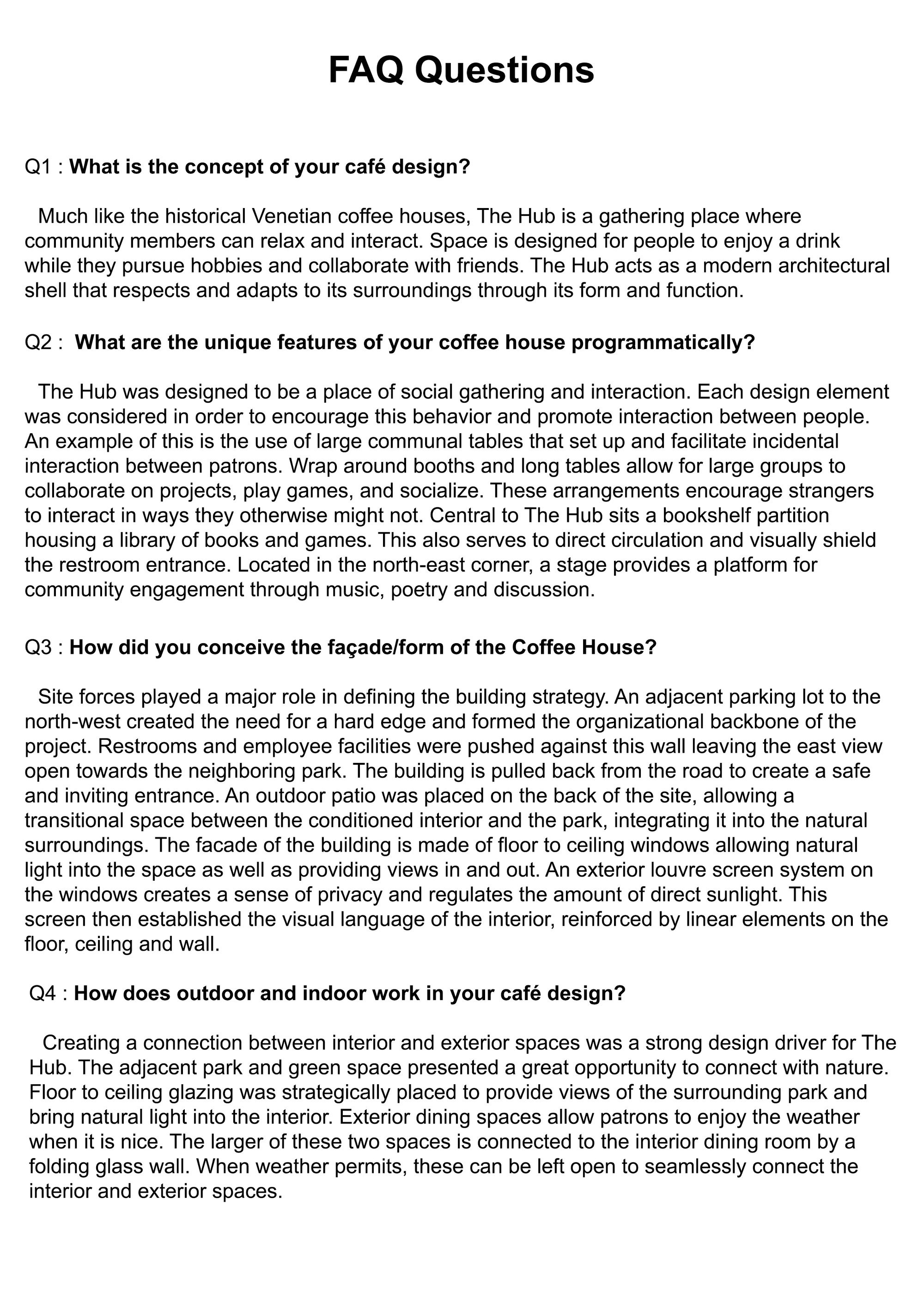 FAQ Sheet 1
