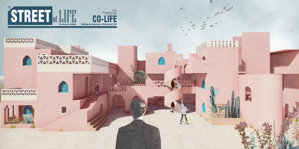 The street of life—co-living for elderly