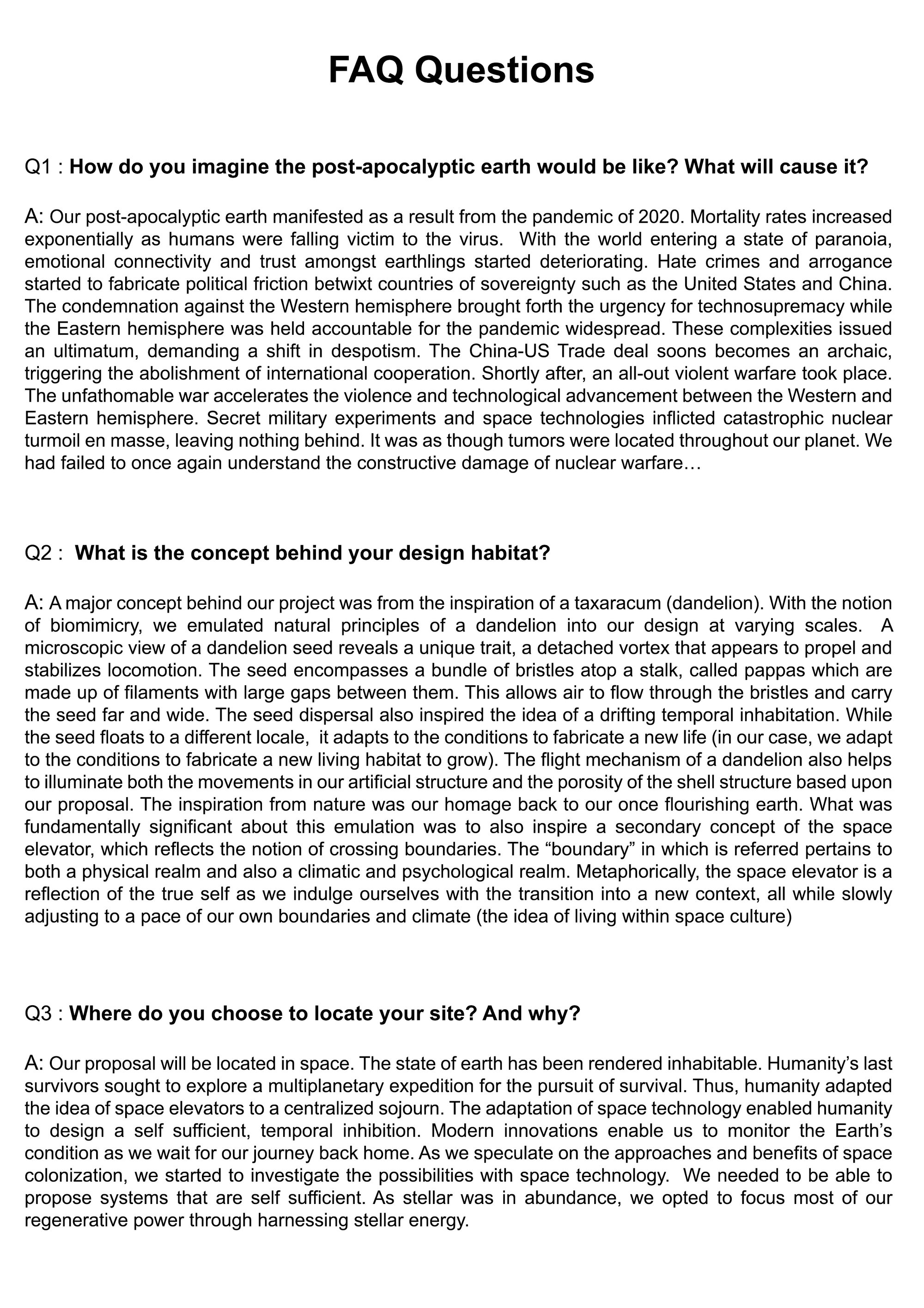 FAQ page 1