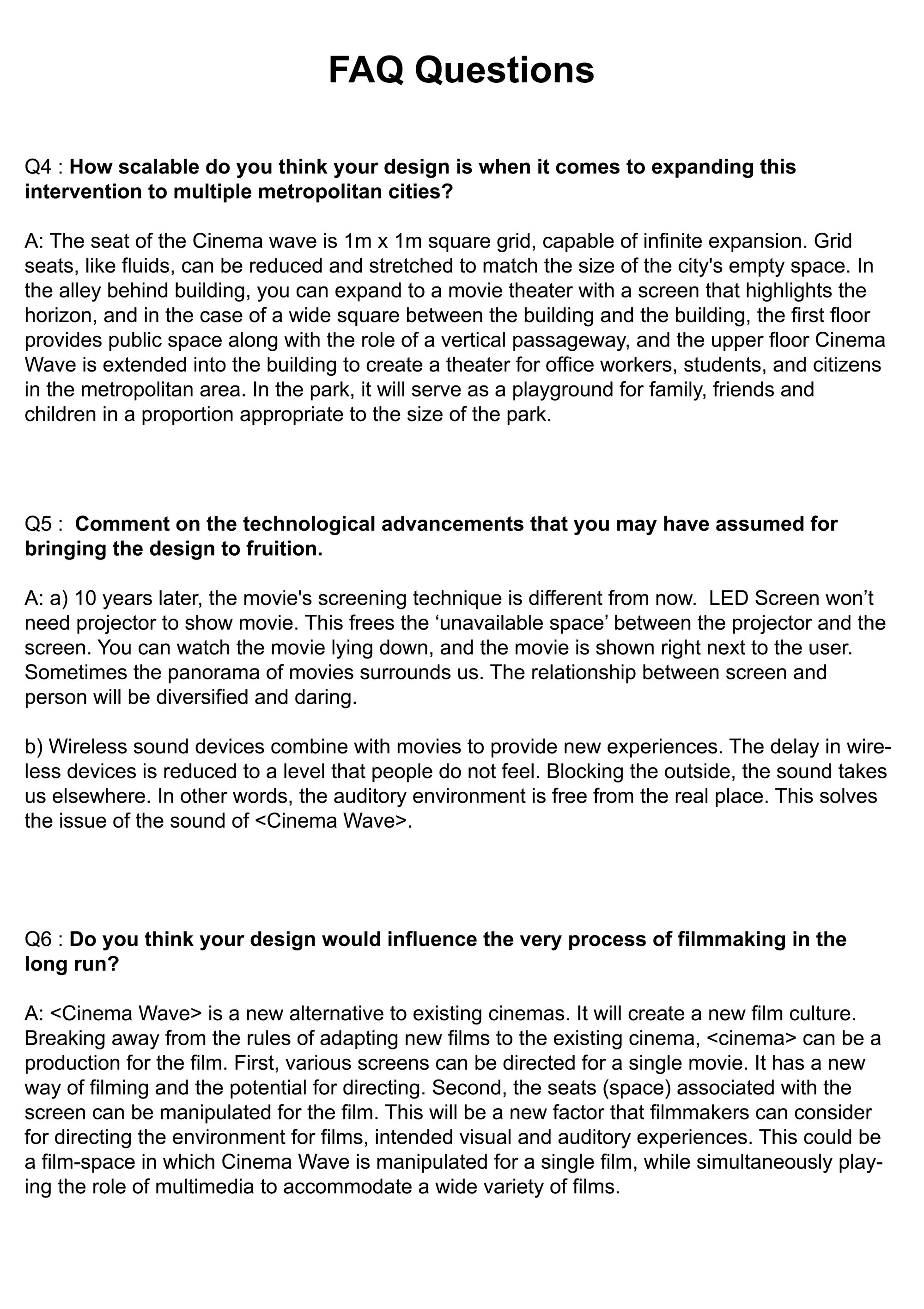 FAQ