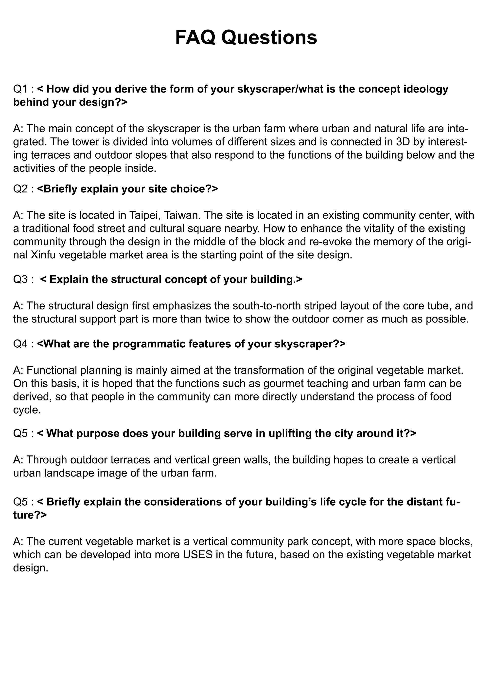 Q&A