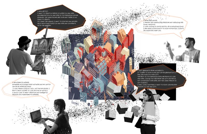 REDEFINE THE PRIVATE AND SHARED SPACE OF CO-HOUSIN