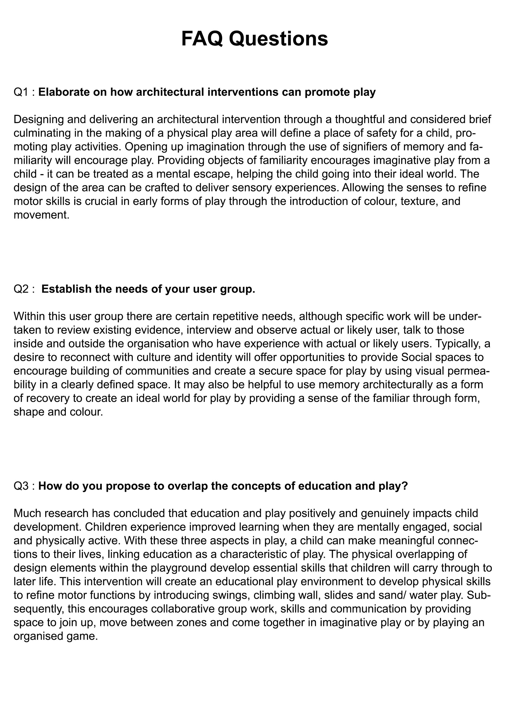 FAQ page 1