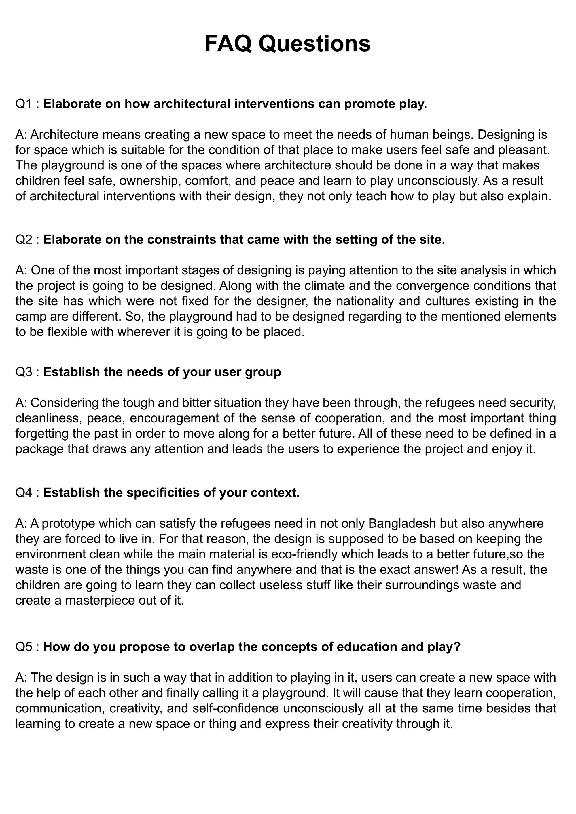 FAQ
