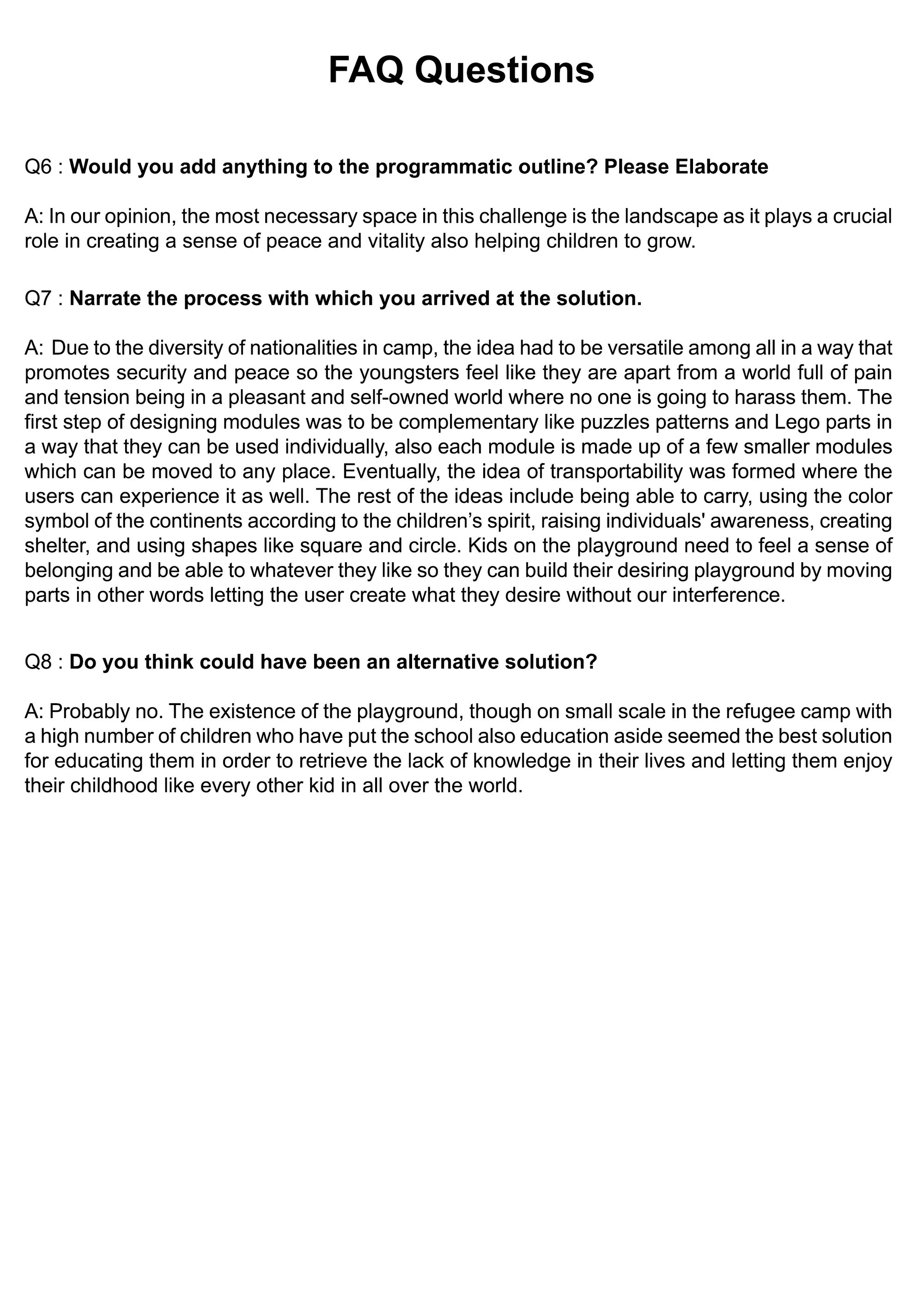 FAQ