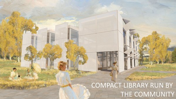 Compact library run by the community