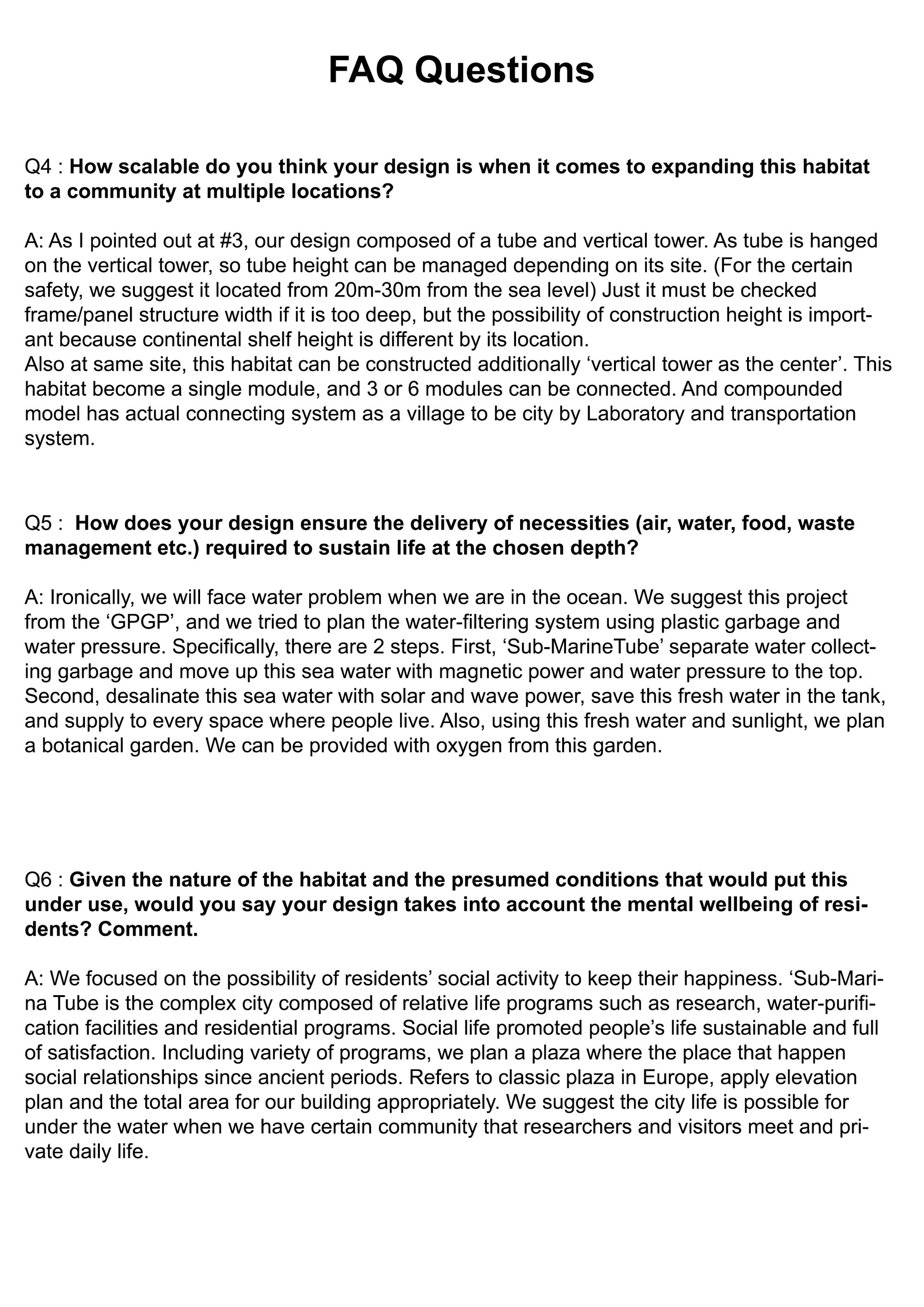 FAQ page2