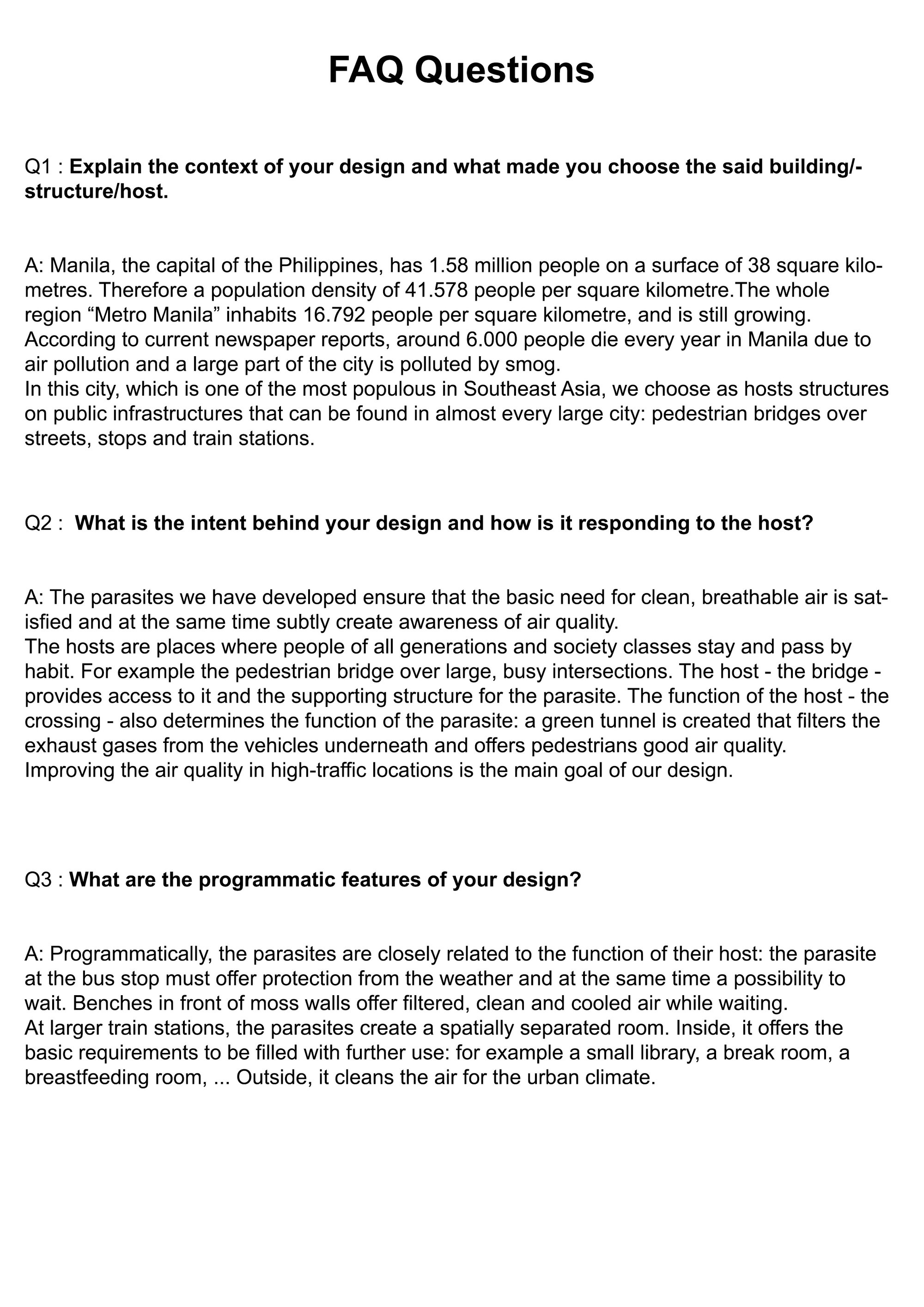 FAQ 1-3