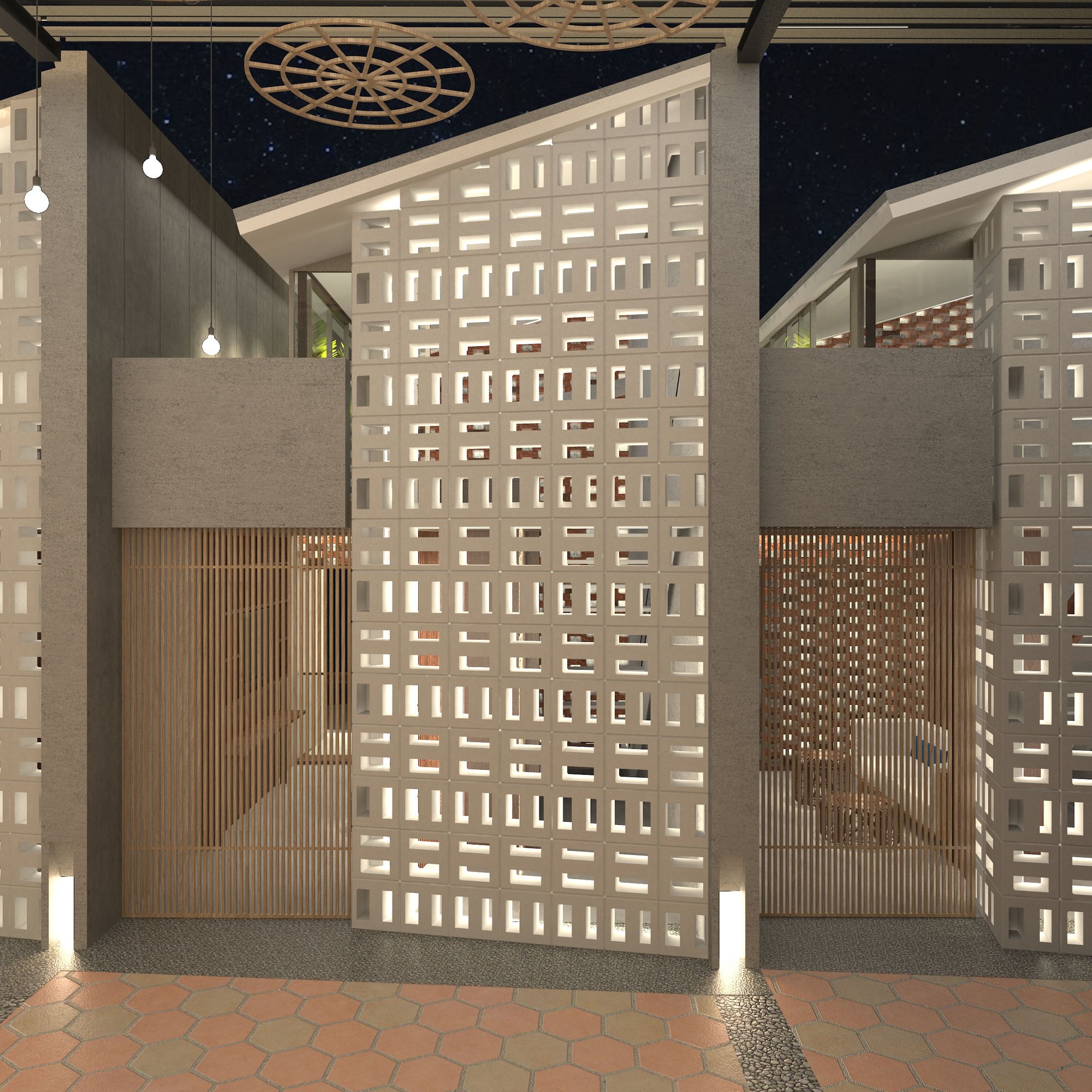 Entrance to guest suite