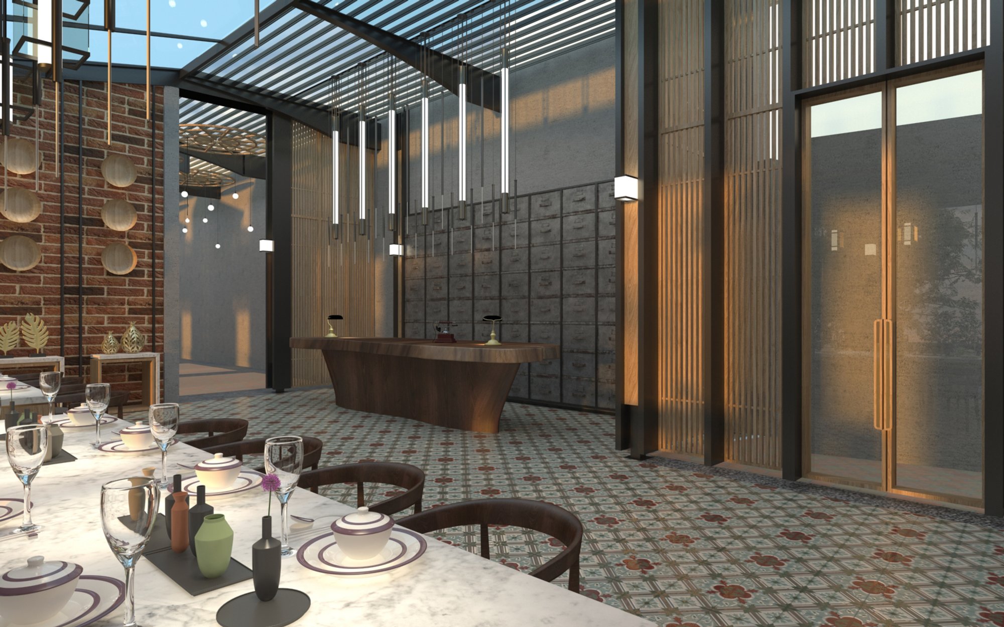 Entrance reception