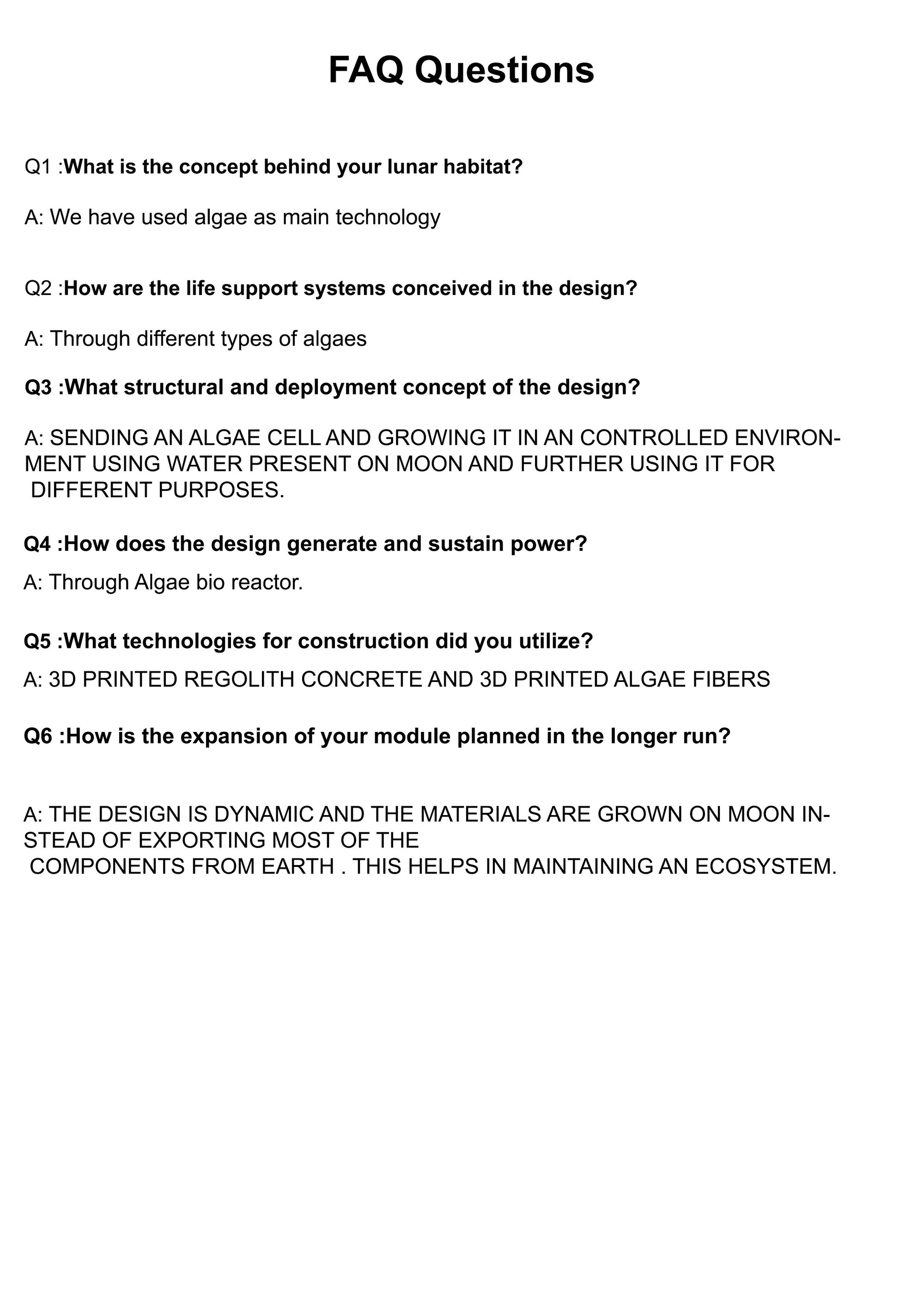 FAQ