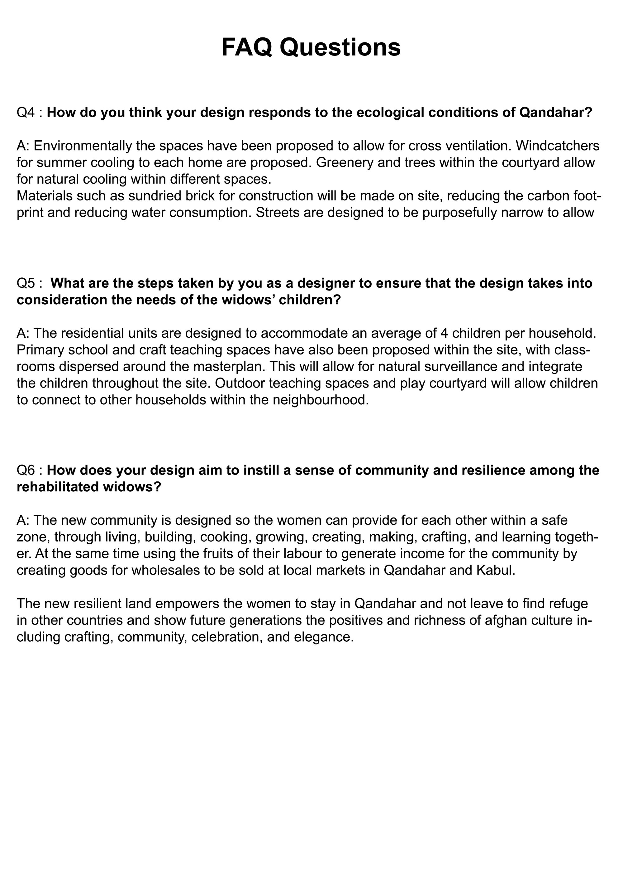 FAQ Sheet 2