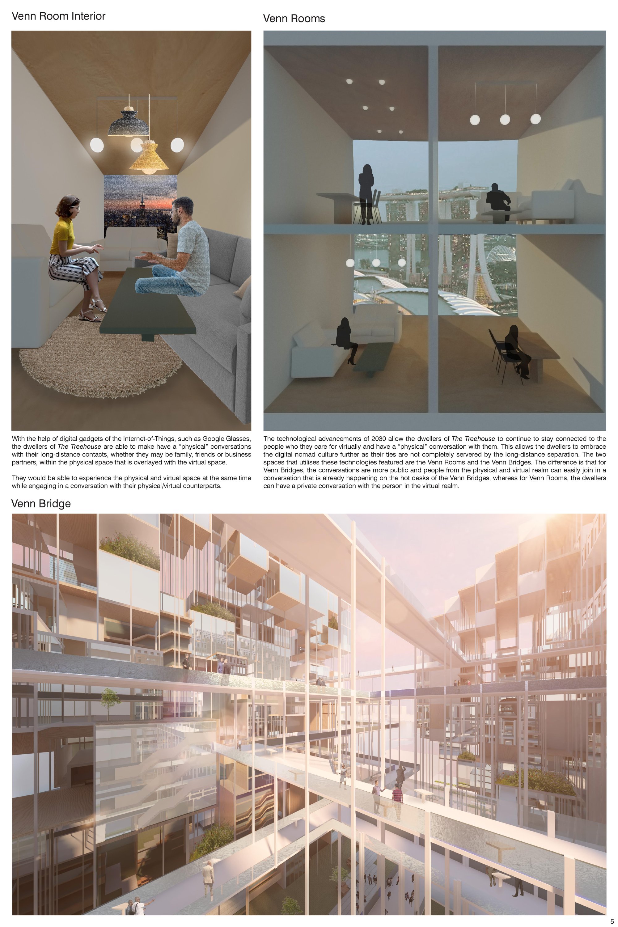 Venn Rooms and Venn Bridges