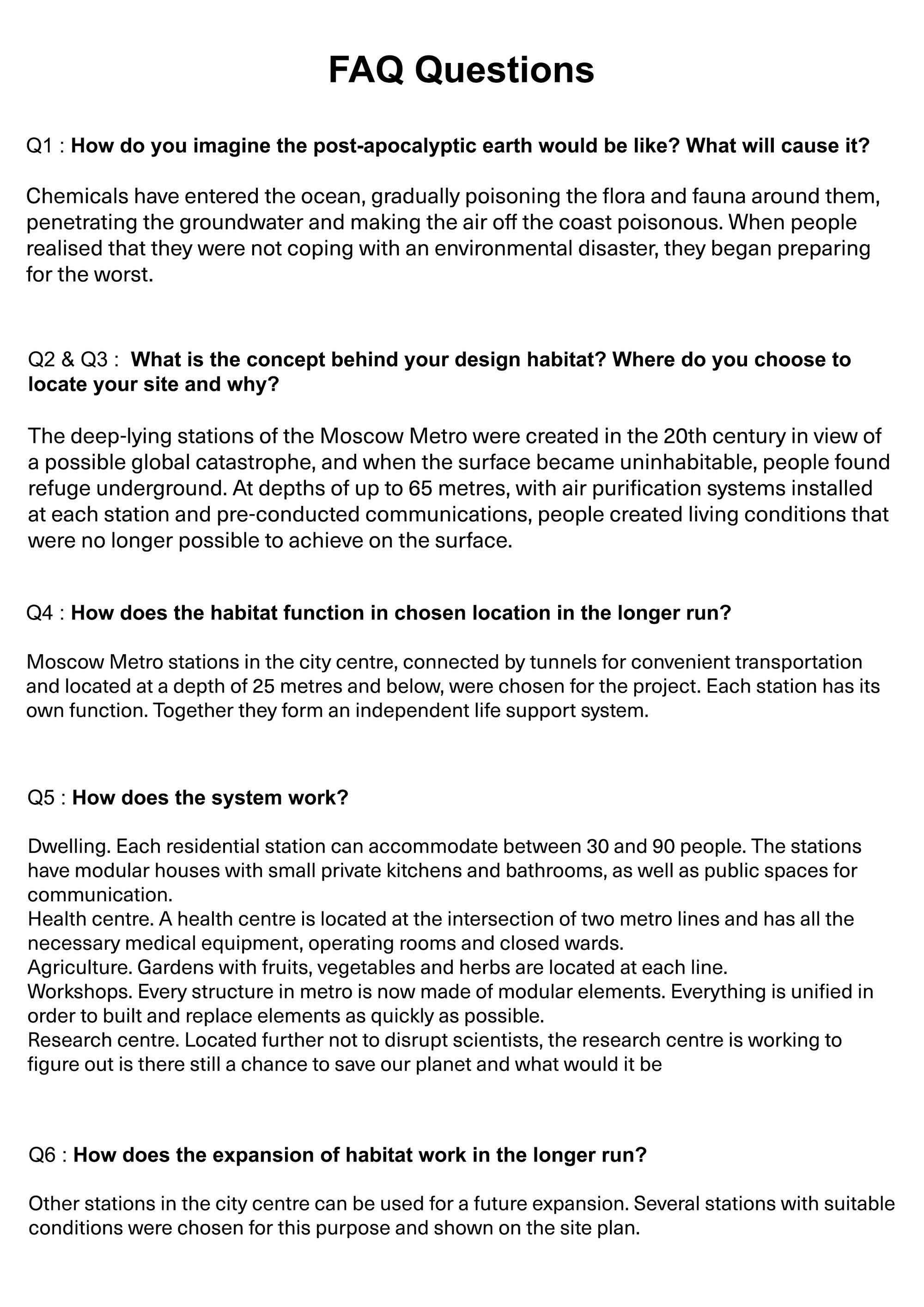 FAQ Answers