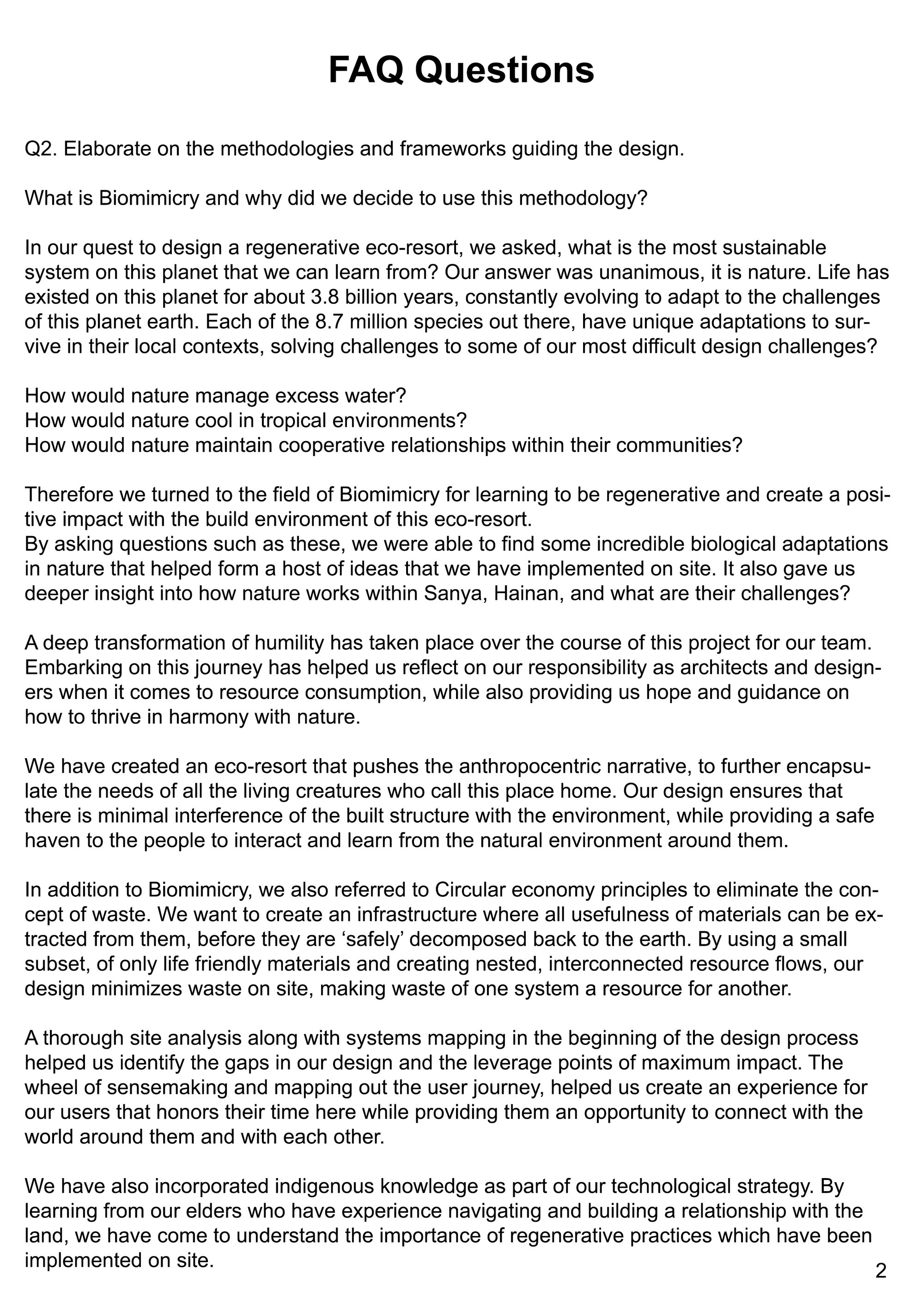 FAQ PAGE 2