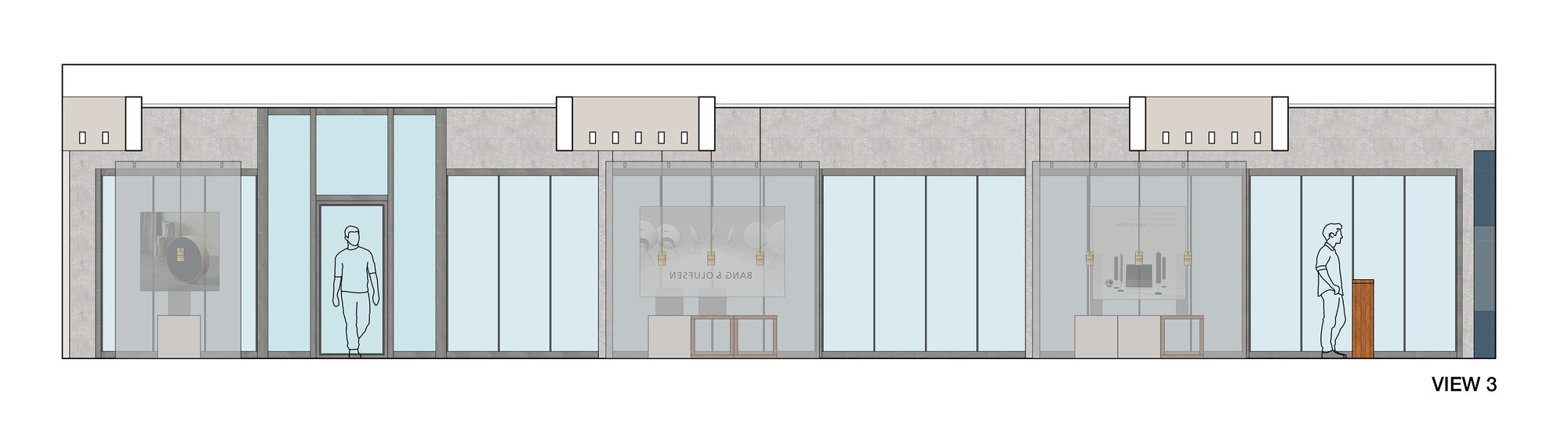 Storefront from inside