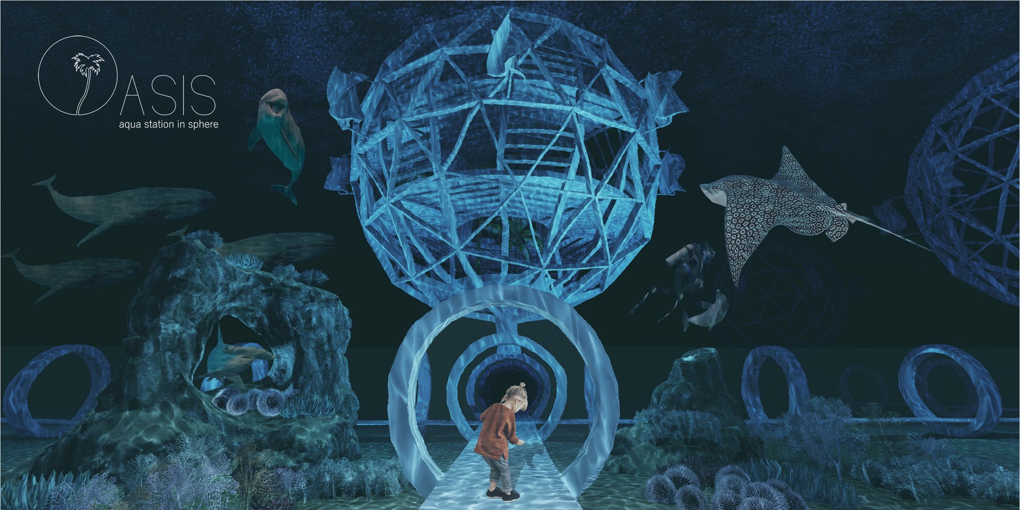 OASIS-aqua station in sphere