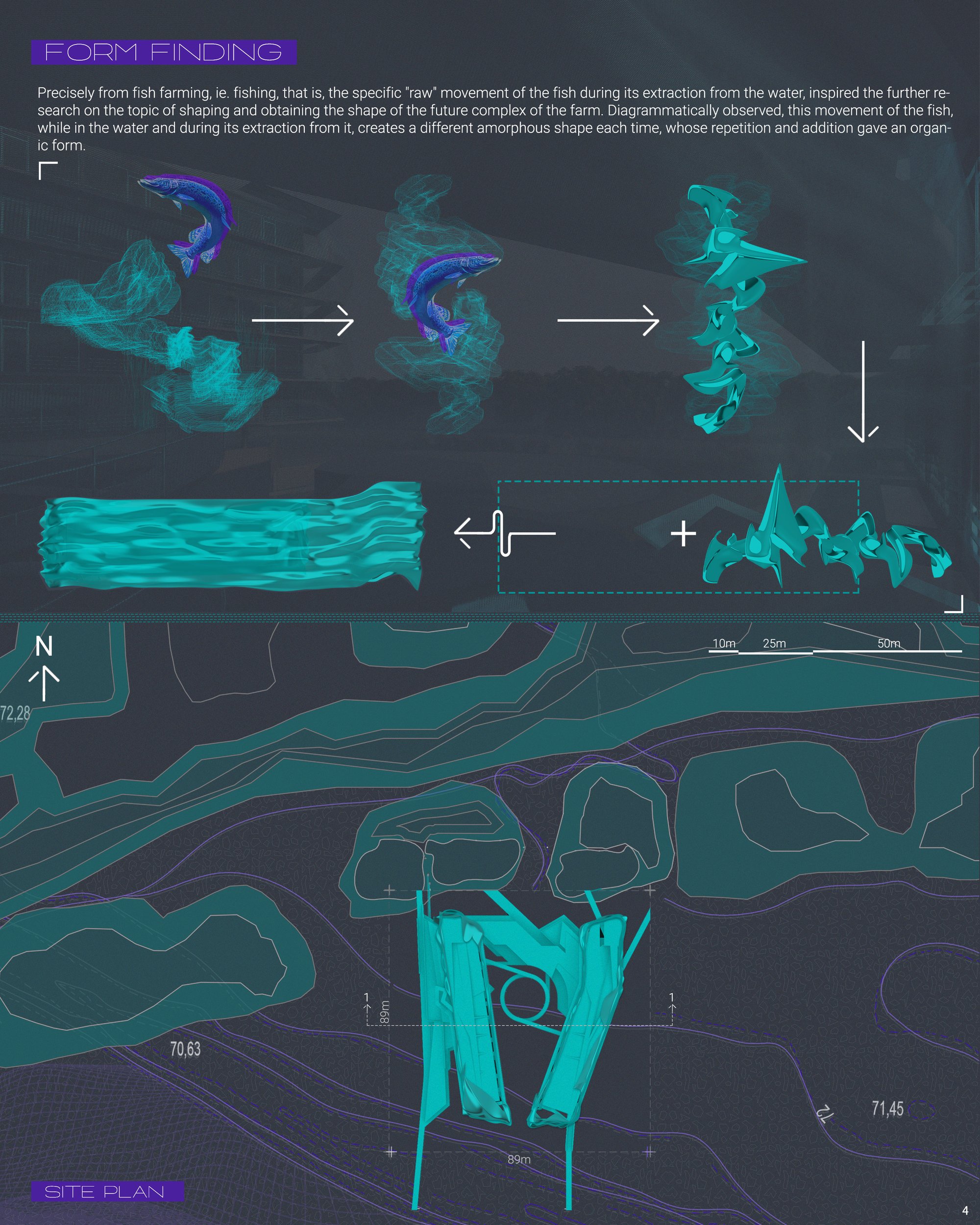 Site plan / form finding diagram