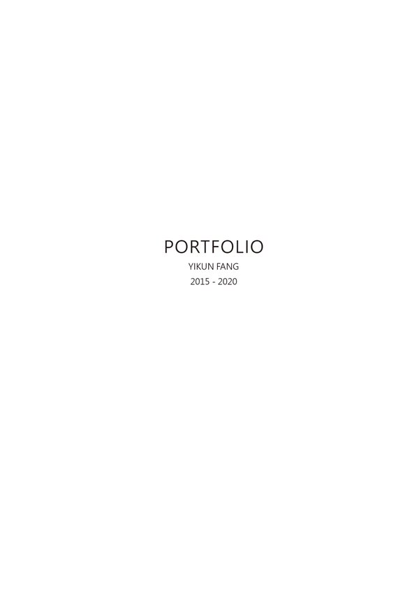 PORTFOLIO YIKUNFANG