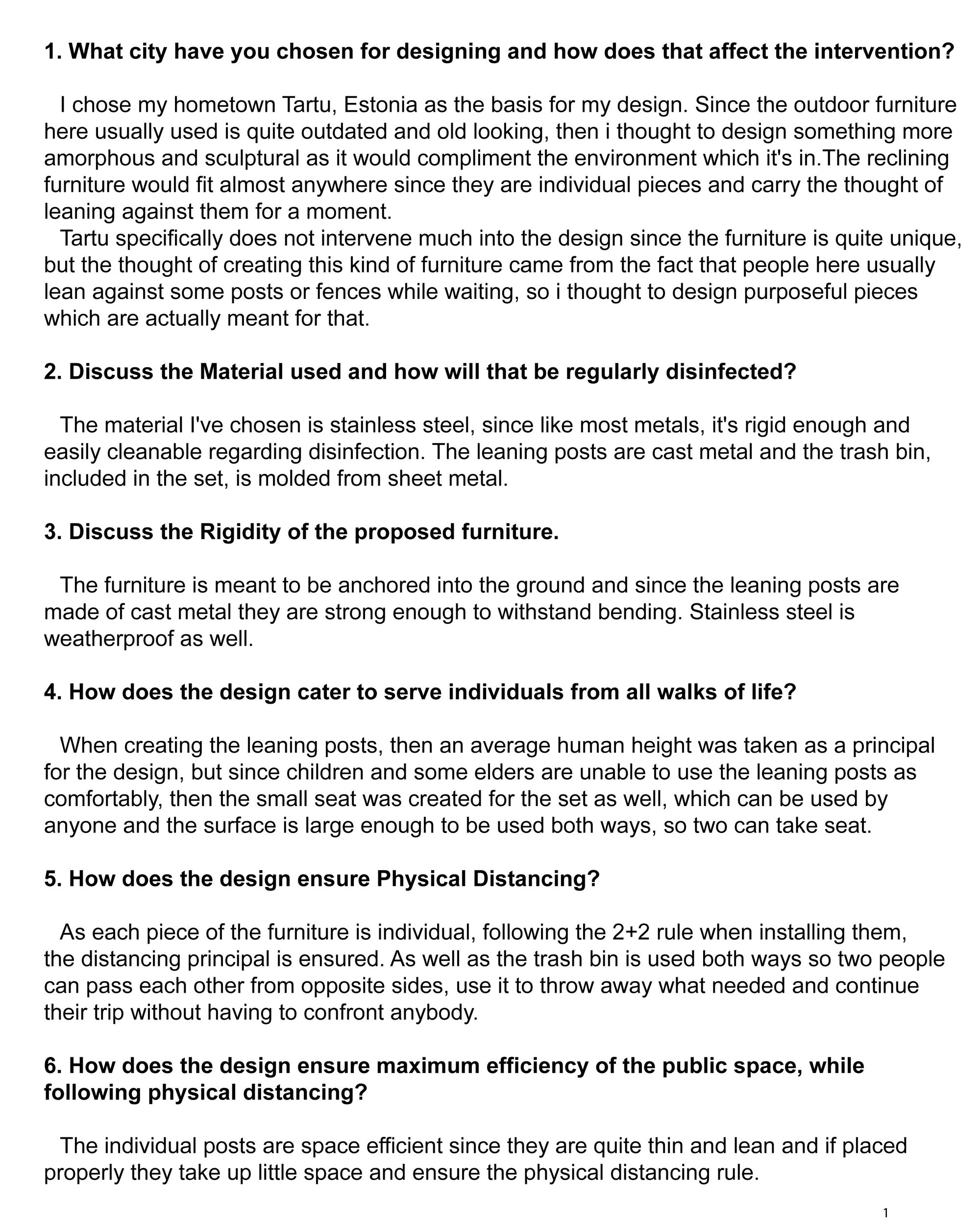 6 FAQ's