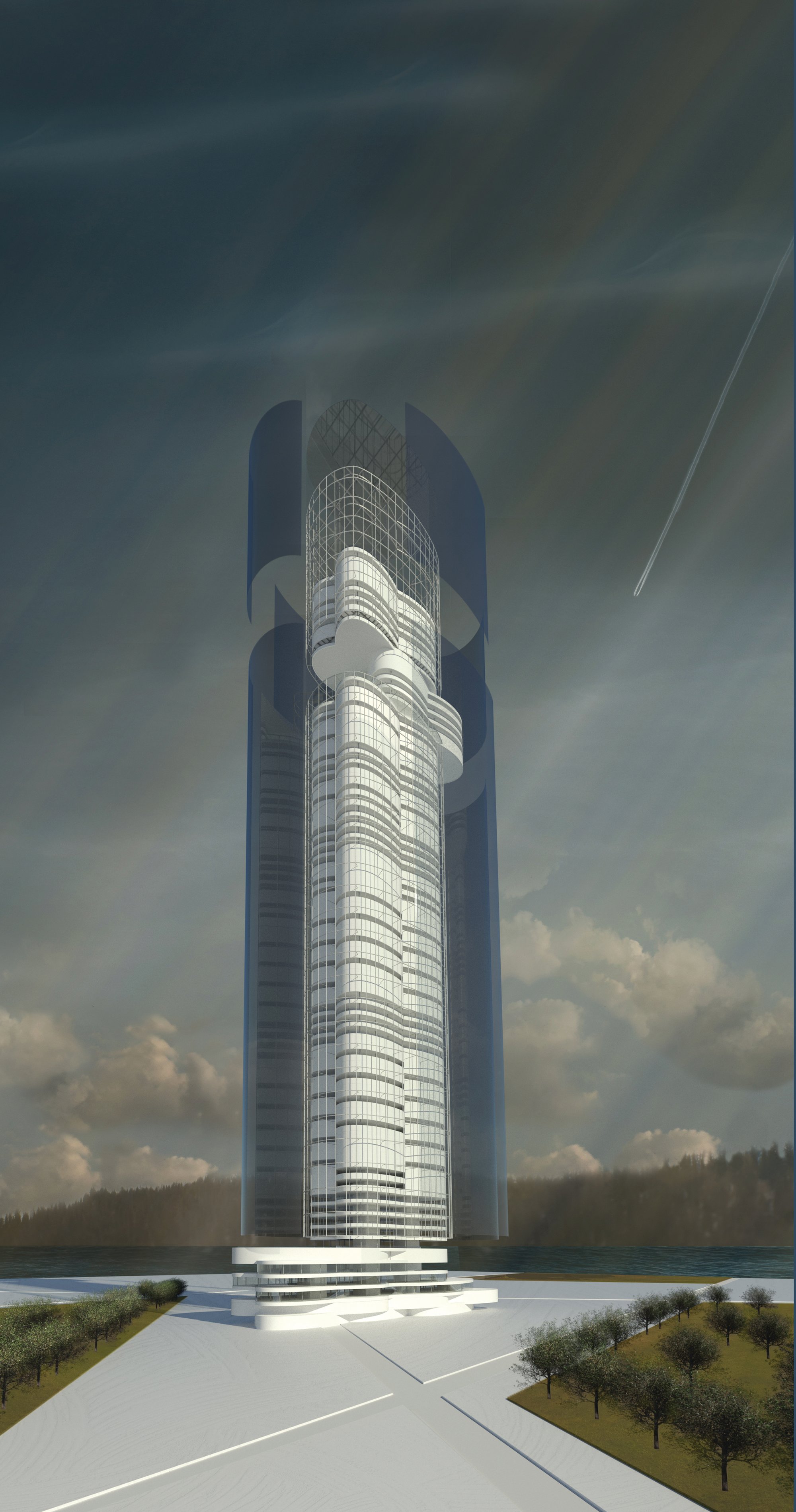 Skyscraper facade