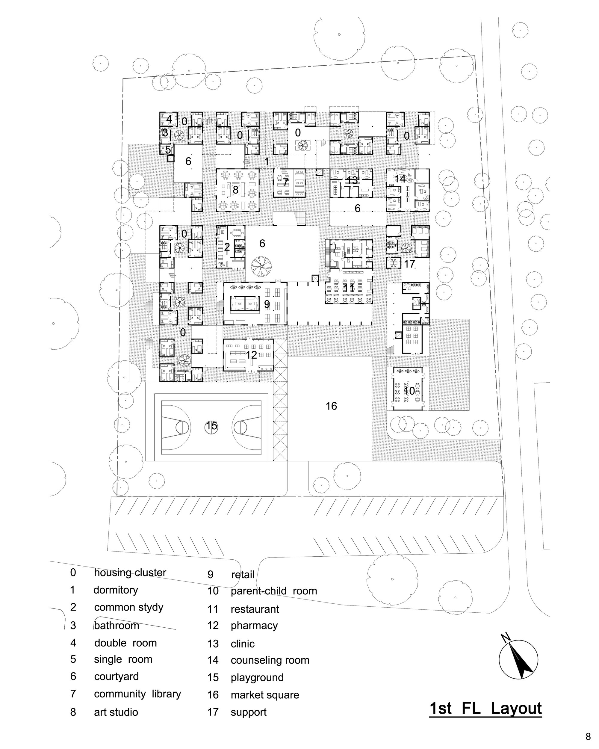 1st FL Plan