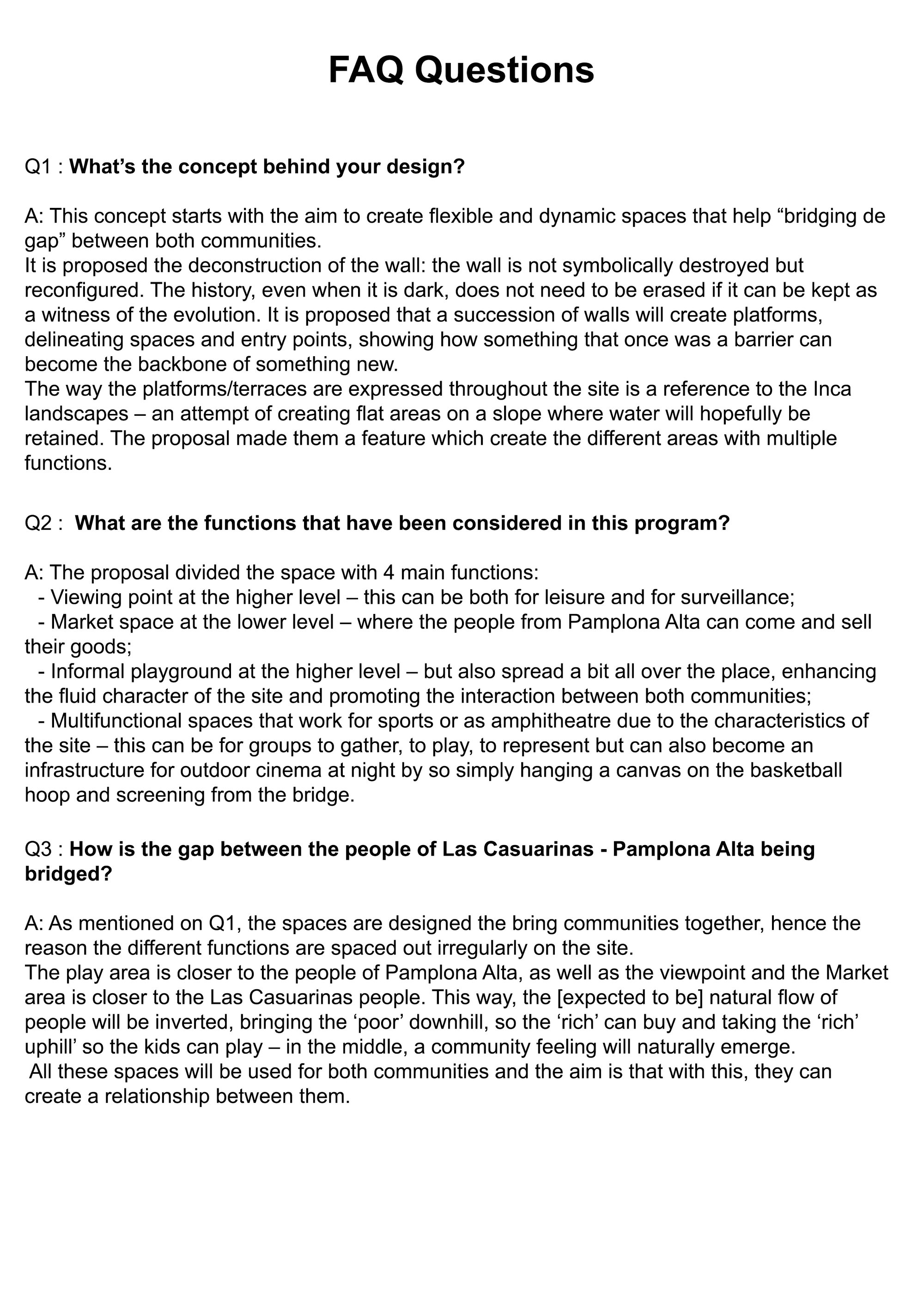 FAQ Page 1