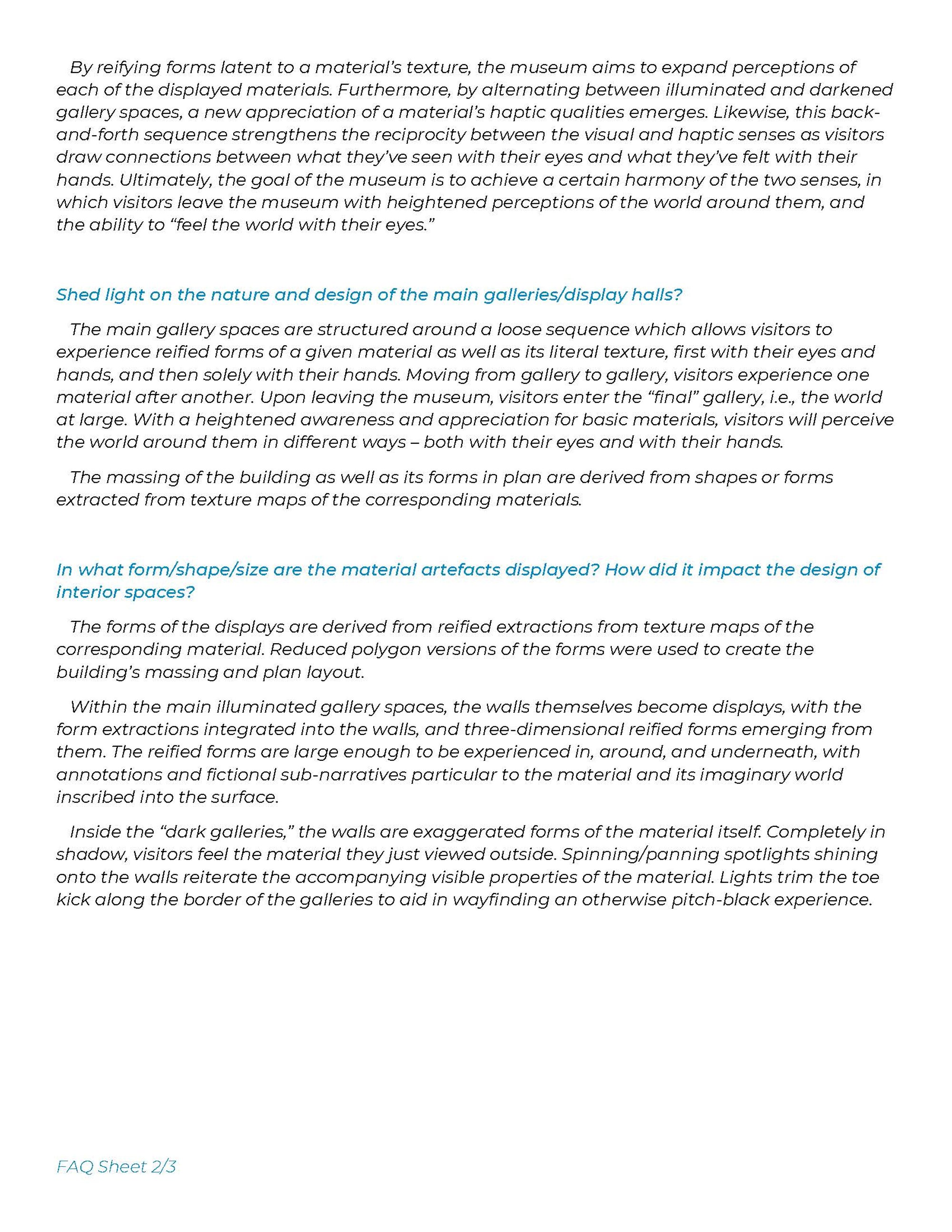 FAQ Sheet 2