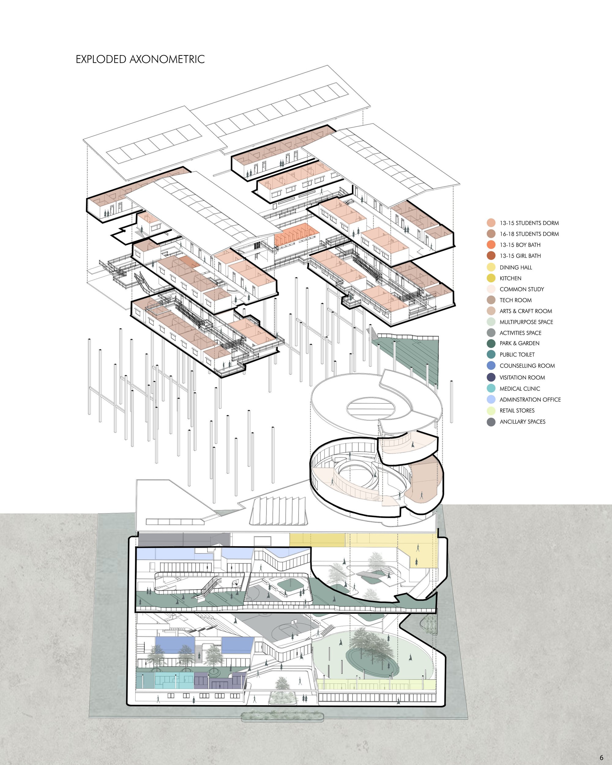 Exploded Axonometric