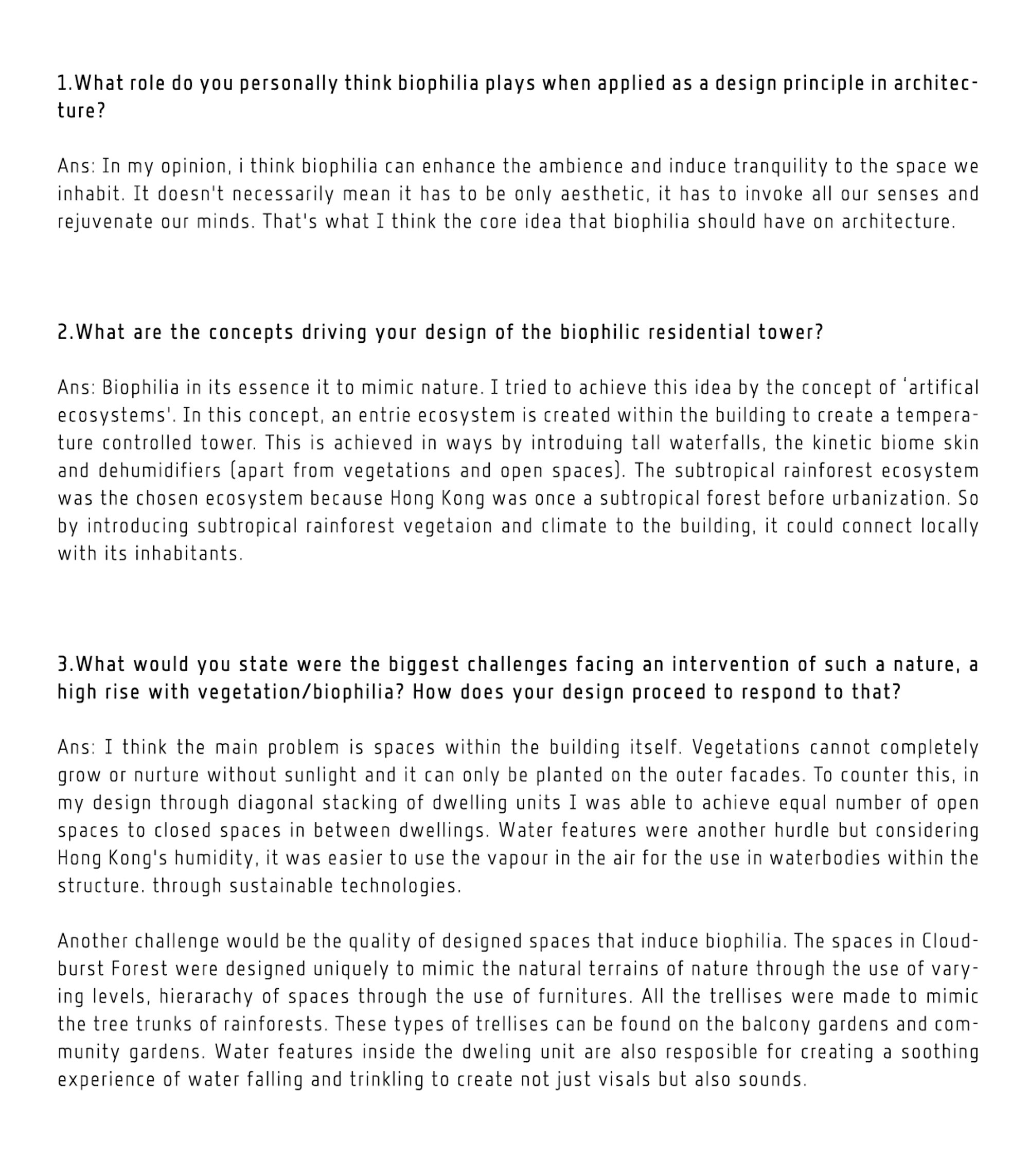 FAQ's 1-3