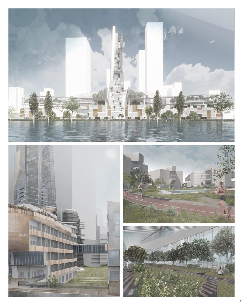  Modern urban area in an epidemic