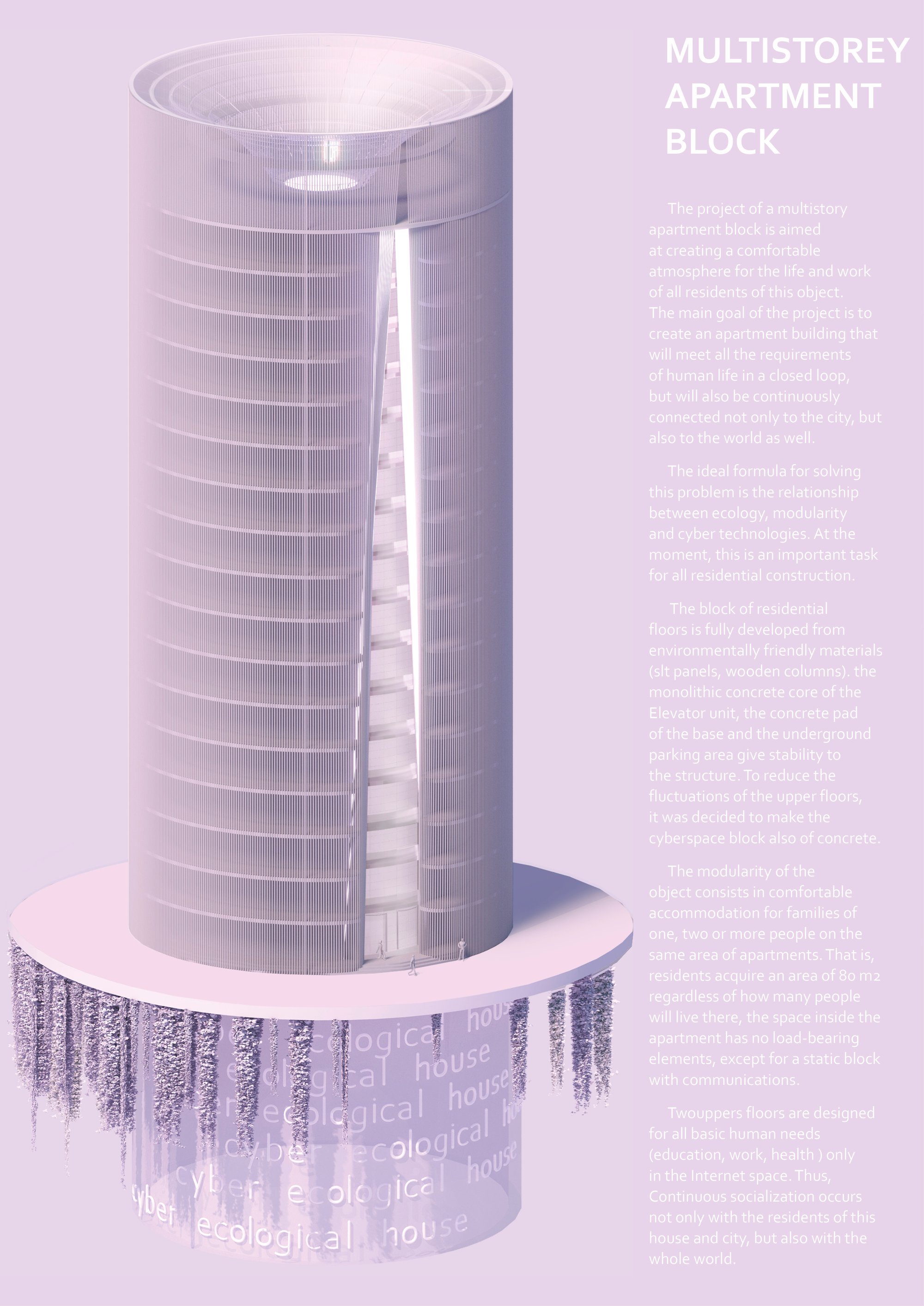 Multistorey apartment block