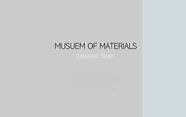 Museum of Materials