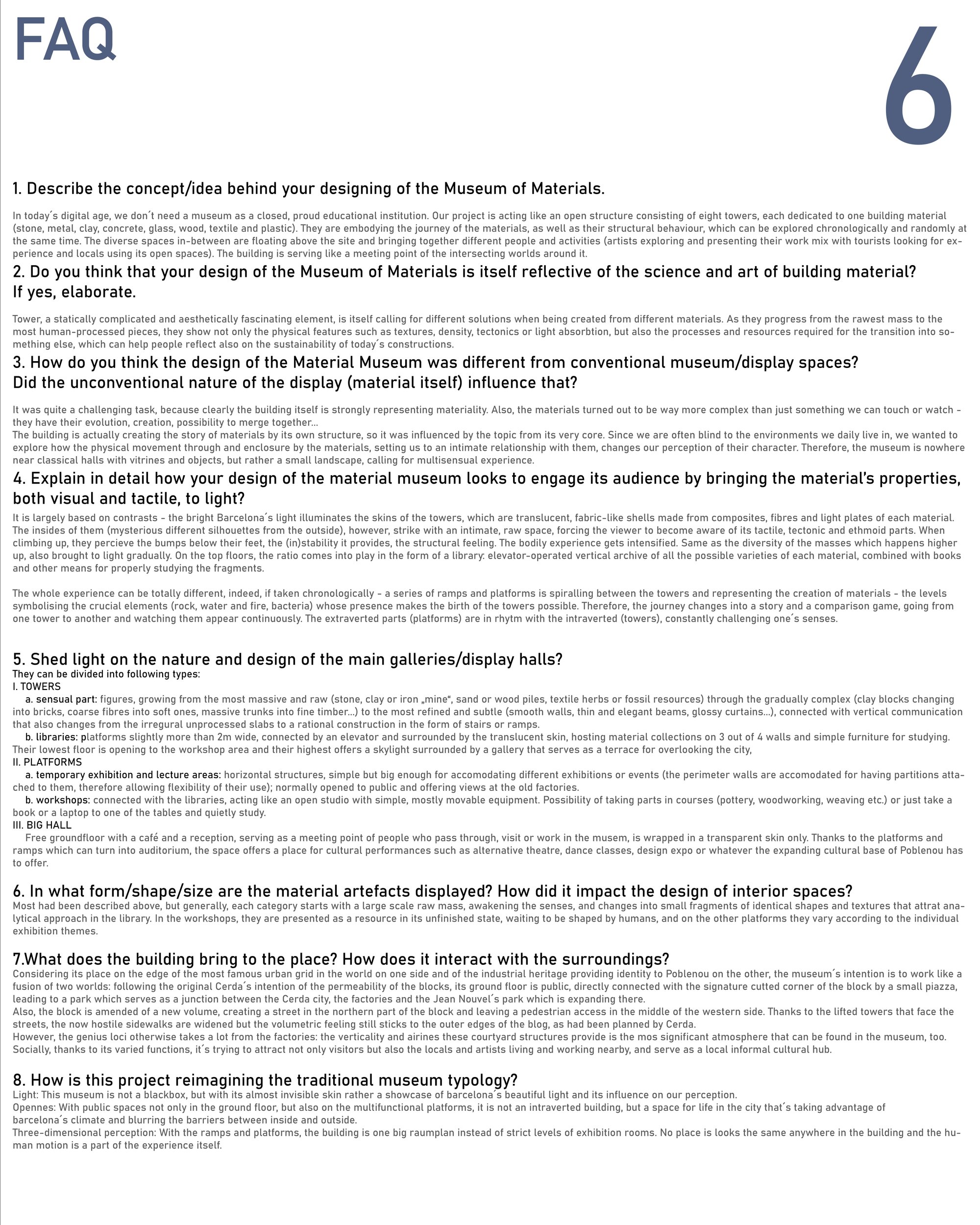 6 FAQ