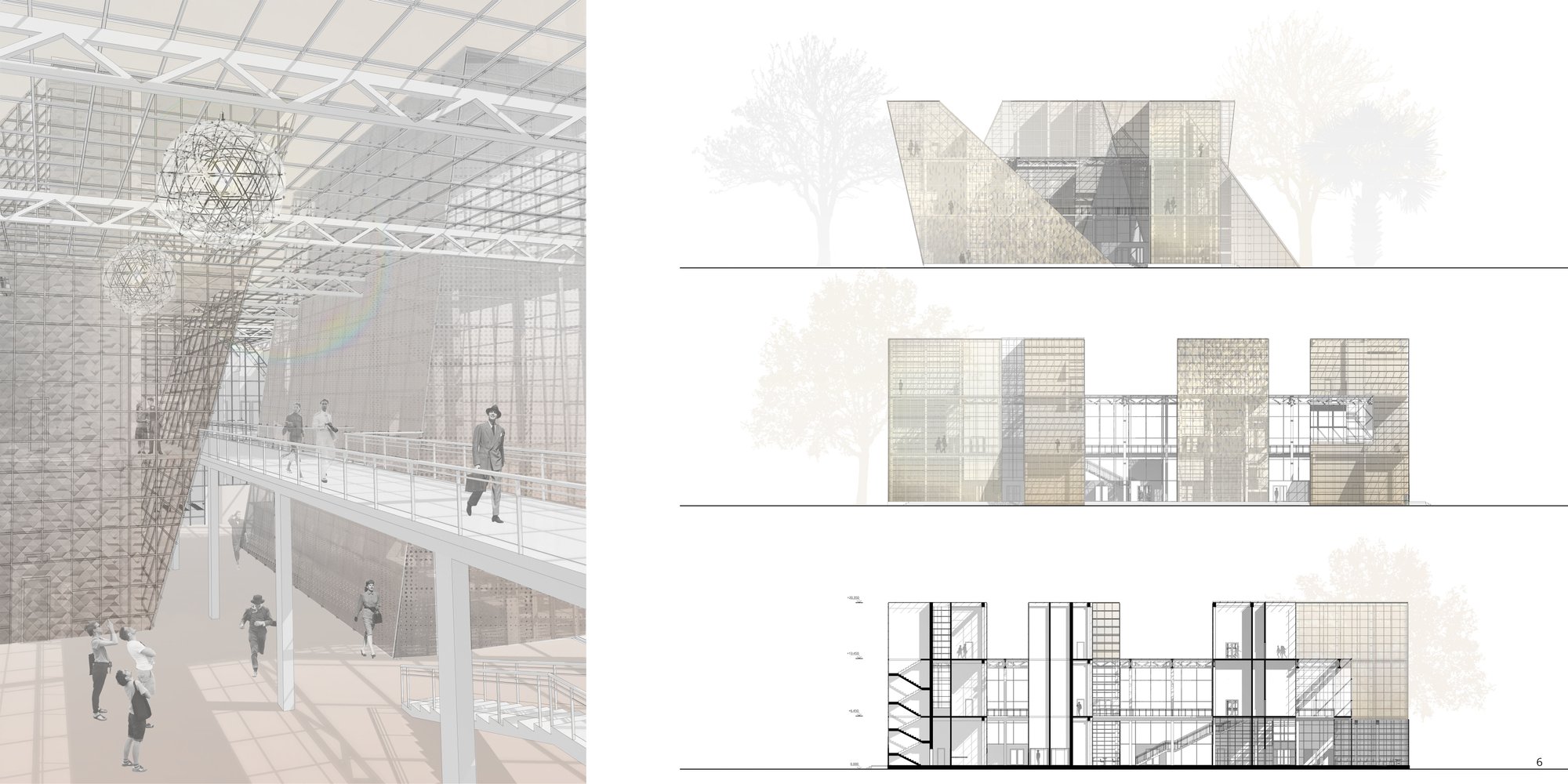 Interior and facades