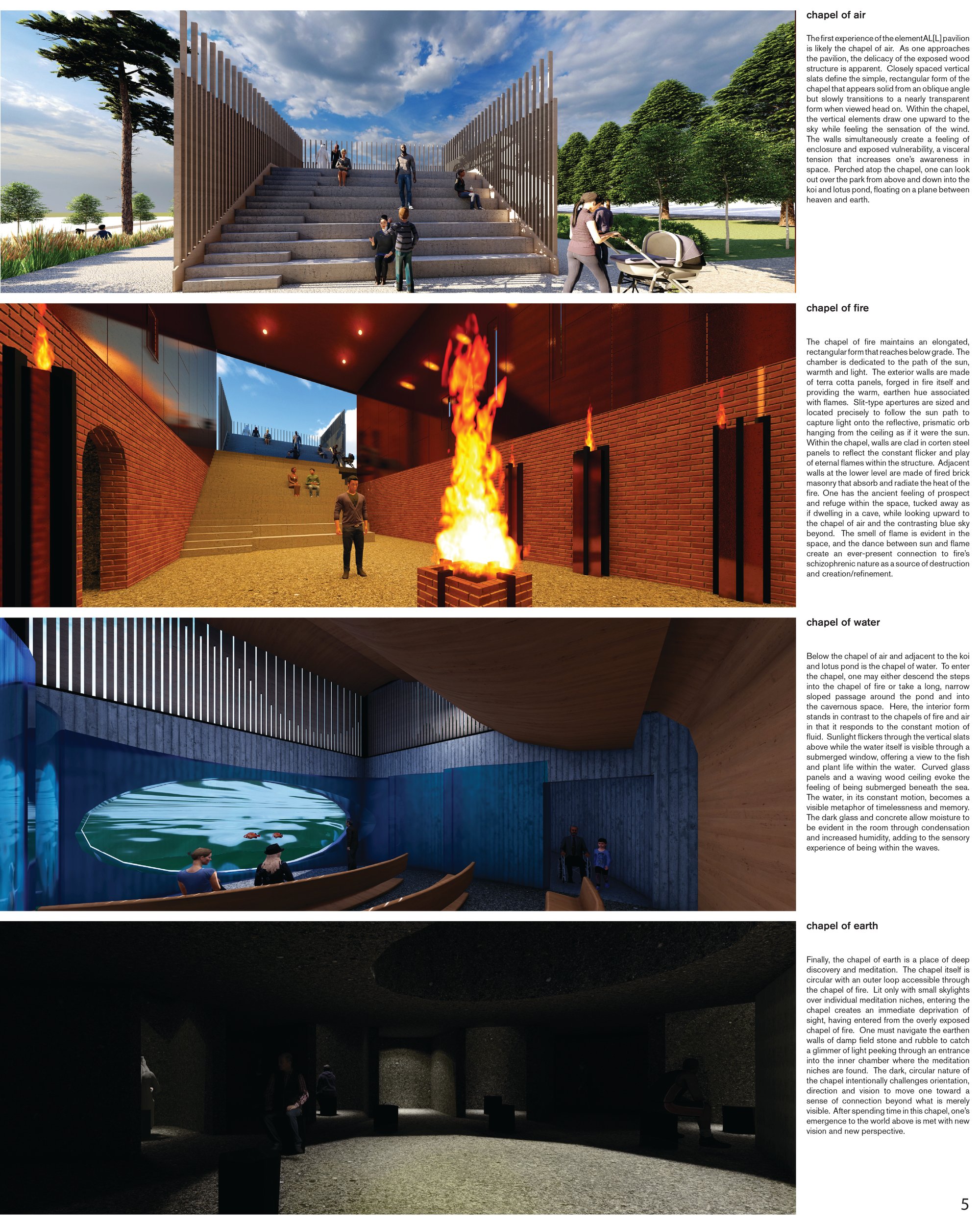 3d views of elementAL[L] pavilion chapels
