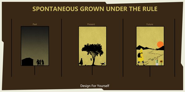 Spontaneous grown under the rule