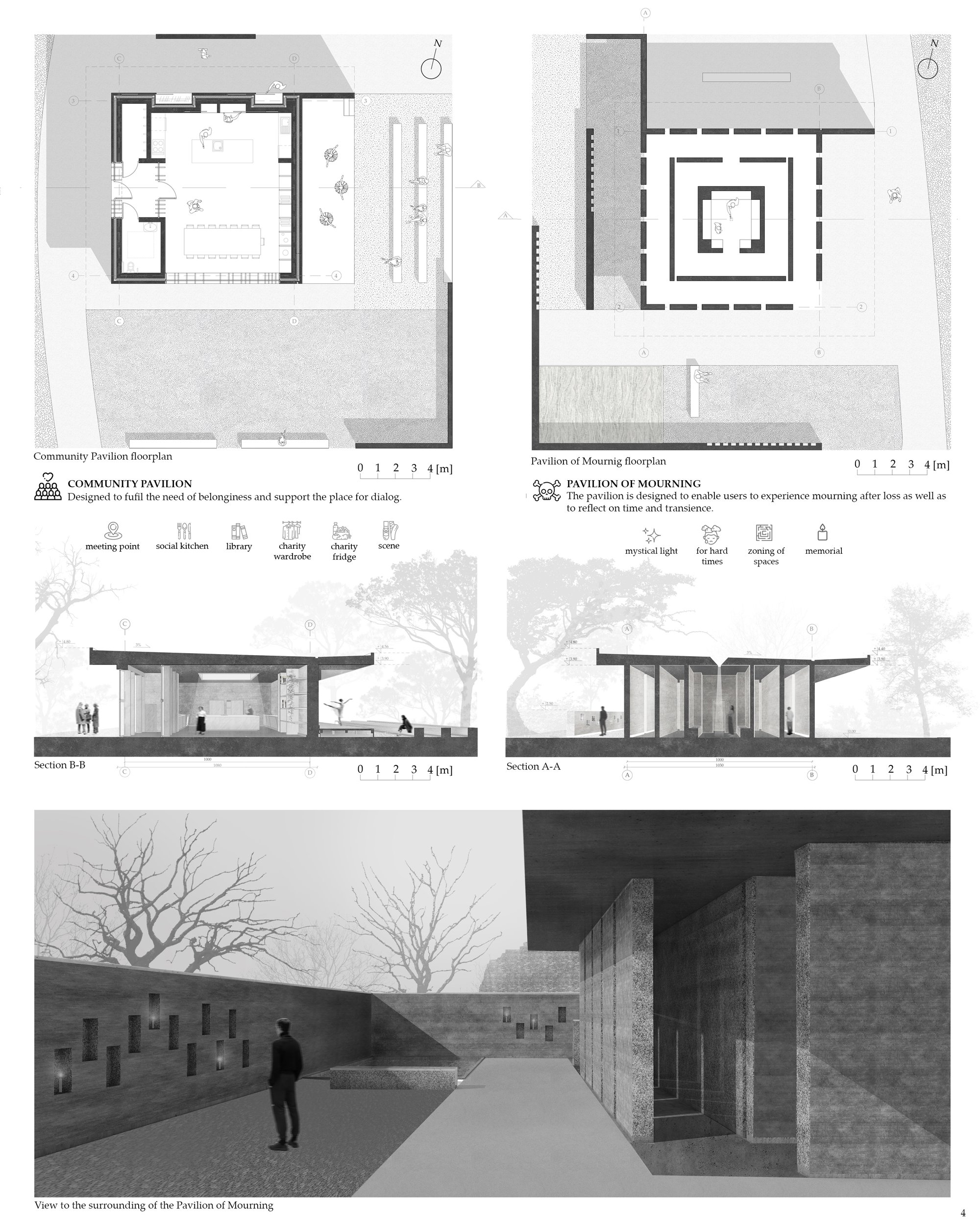 4. Community Pavilon & Pavilion of Mourning
