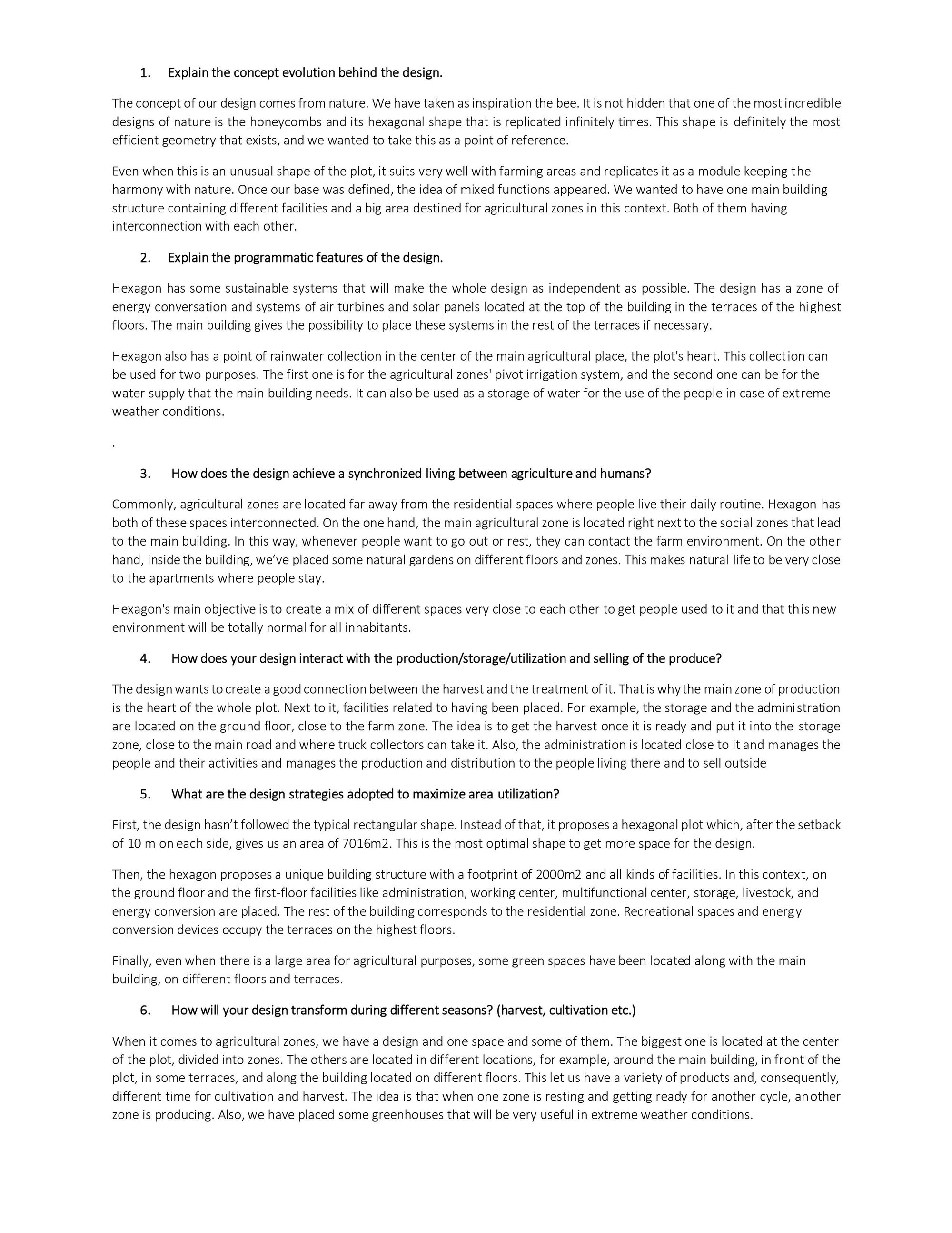 6 Main Questions