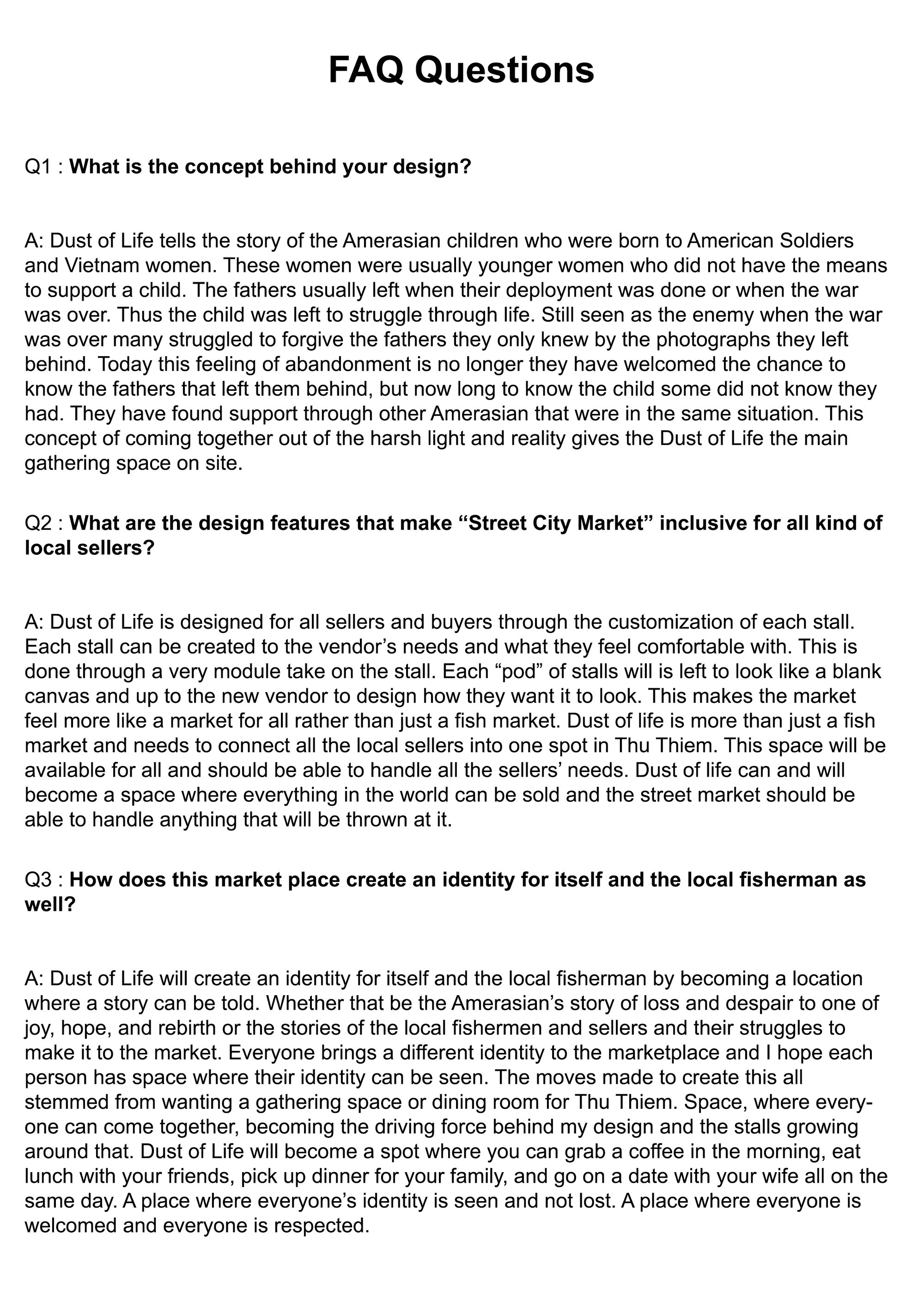 FAQ 1-3